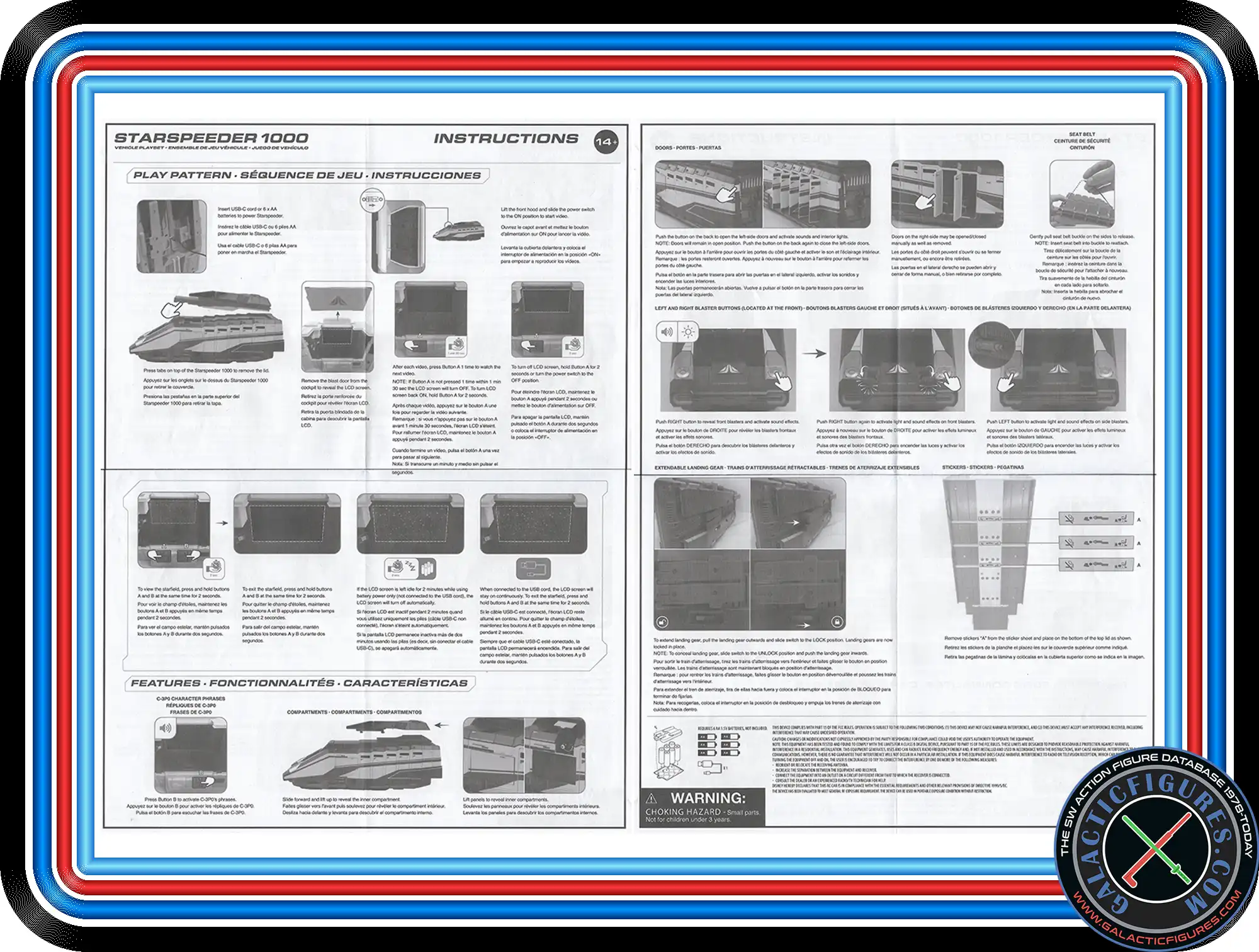 Starspeeder 1000 instructions