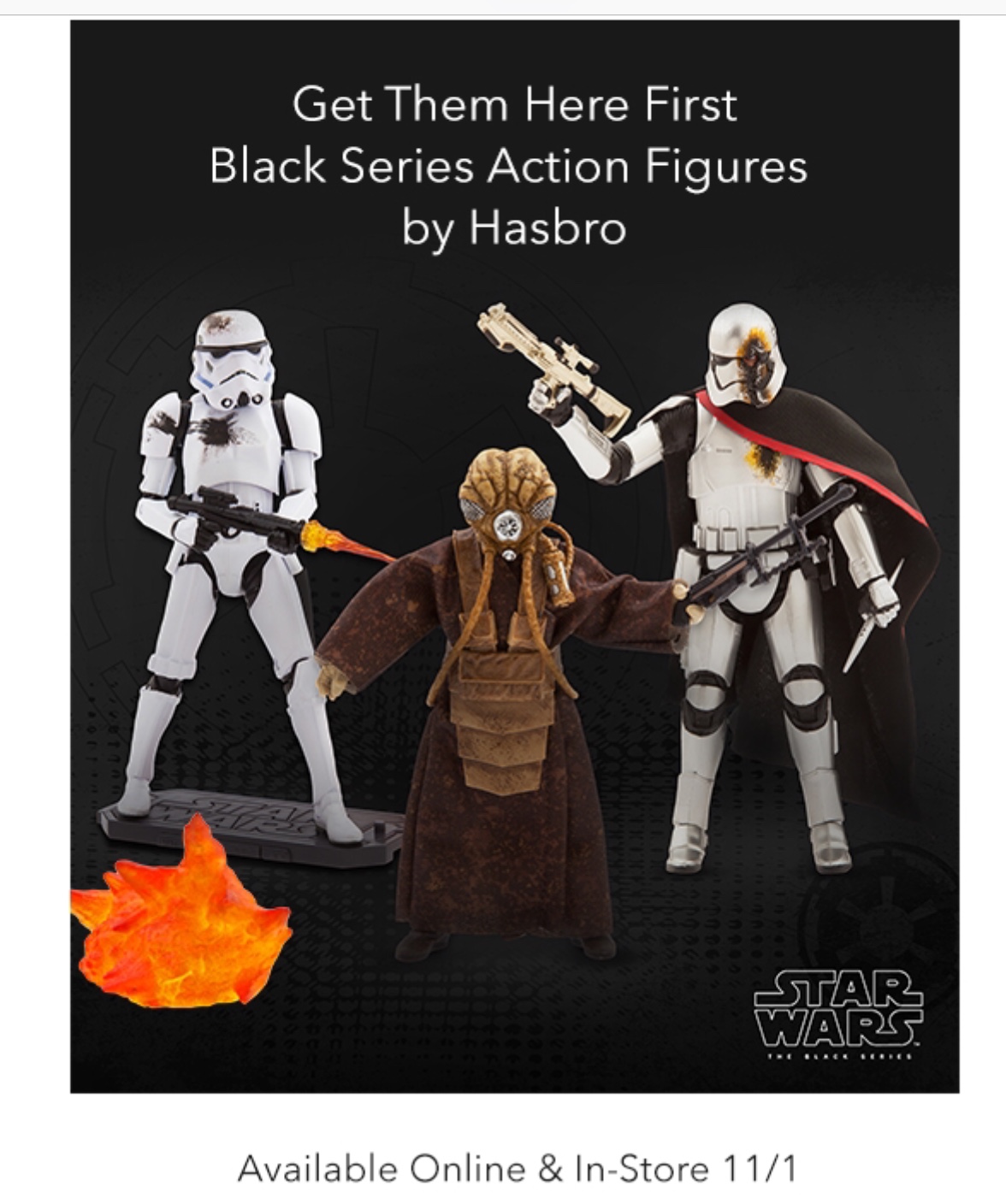 The Black Series At The Disney Store