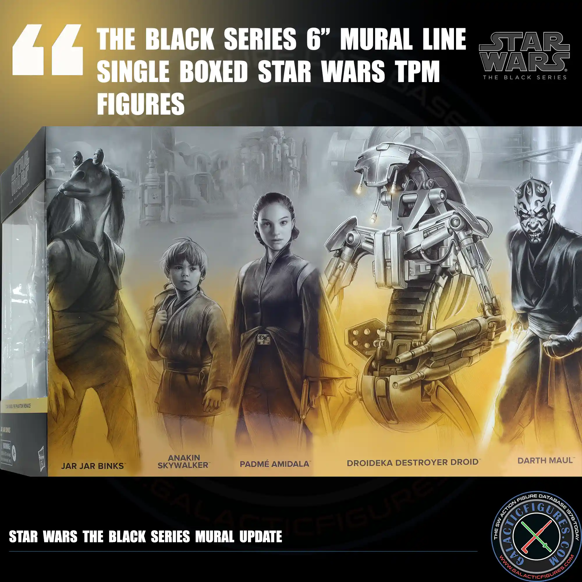 Black Series The Phantom Menace Mural Update