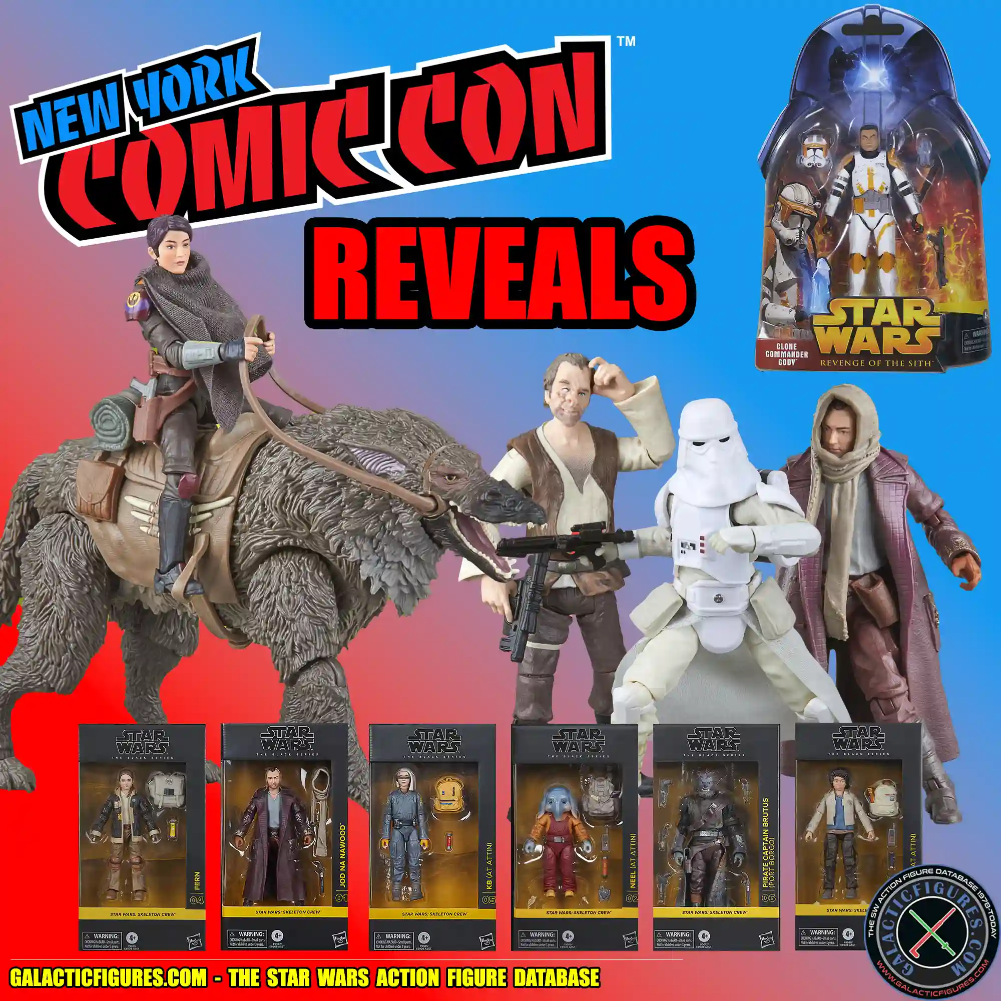 Skeleton Crew Action Figures Debut At New York Comic Con 2024!