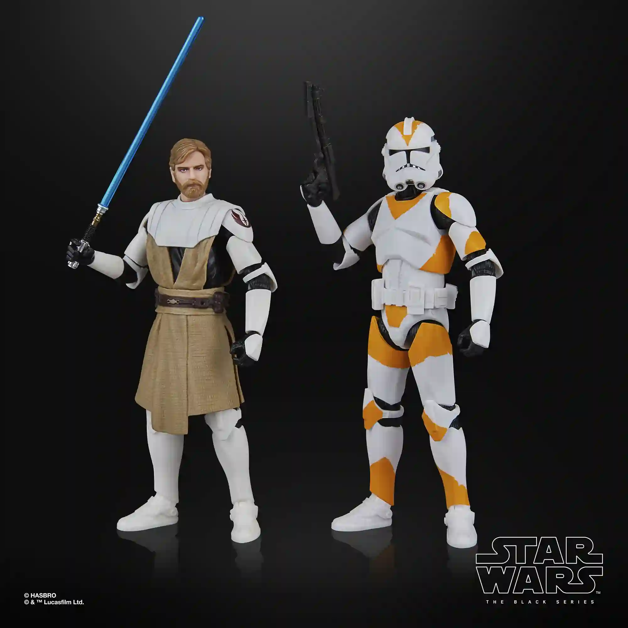 Black Series Kenobi and Clone Trooper