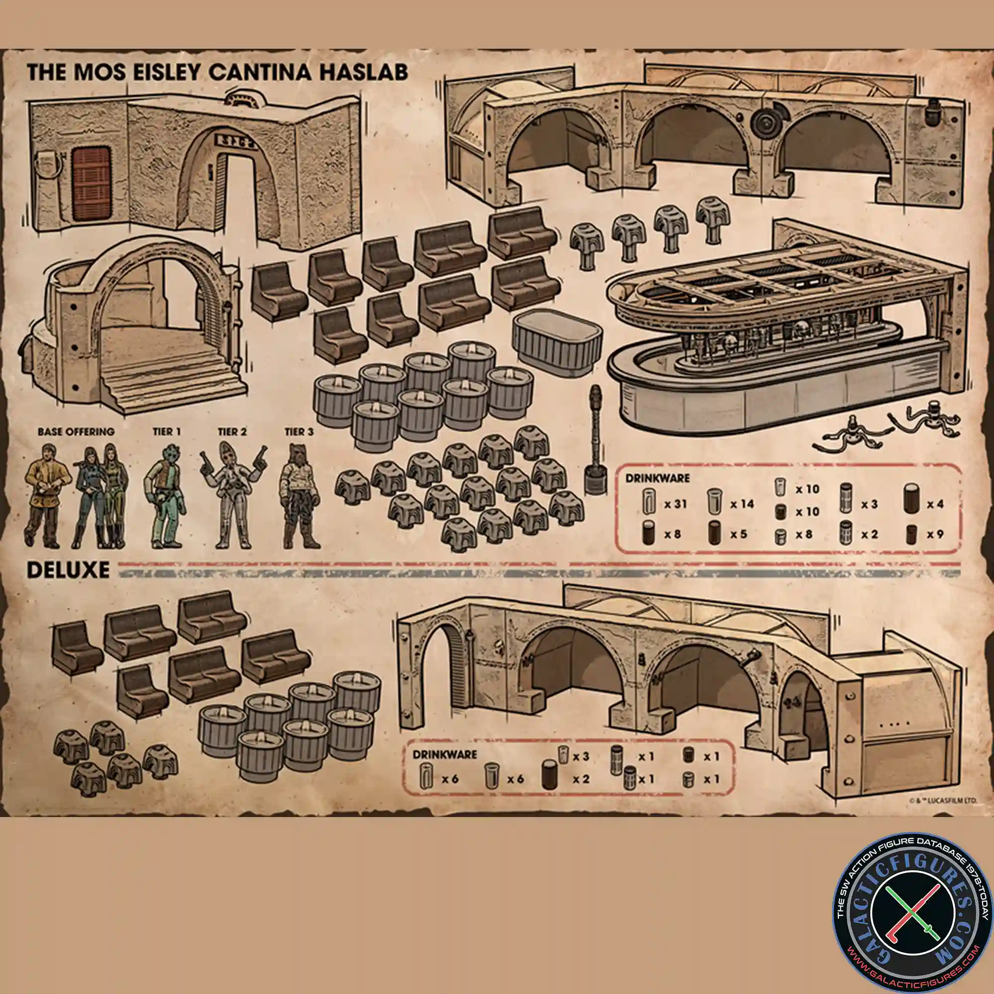 Mos Eisley Cantina Accessories