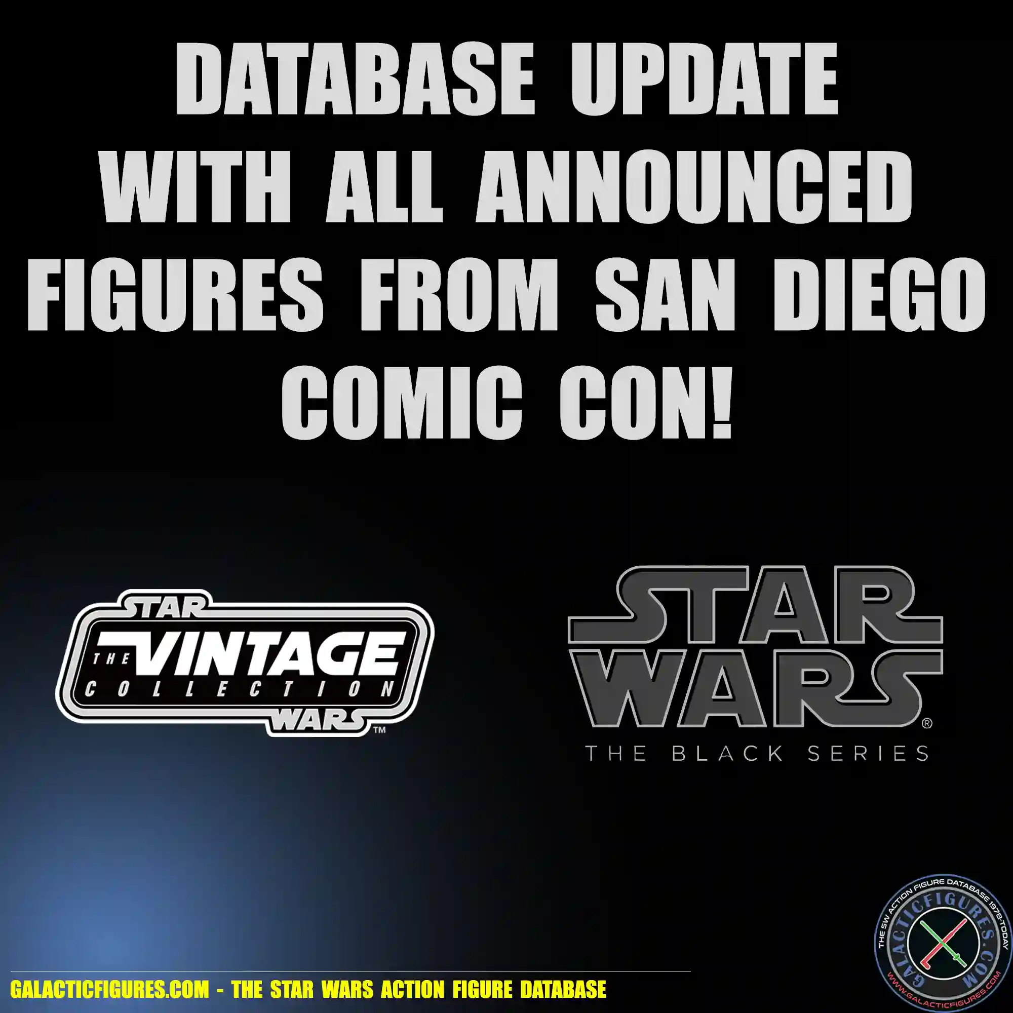 Database Update With All Announced Figures From SDCC 2024