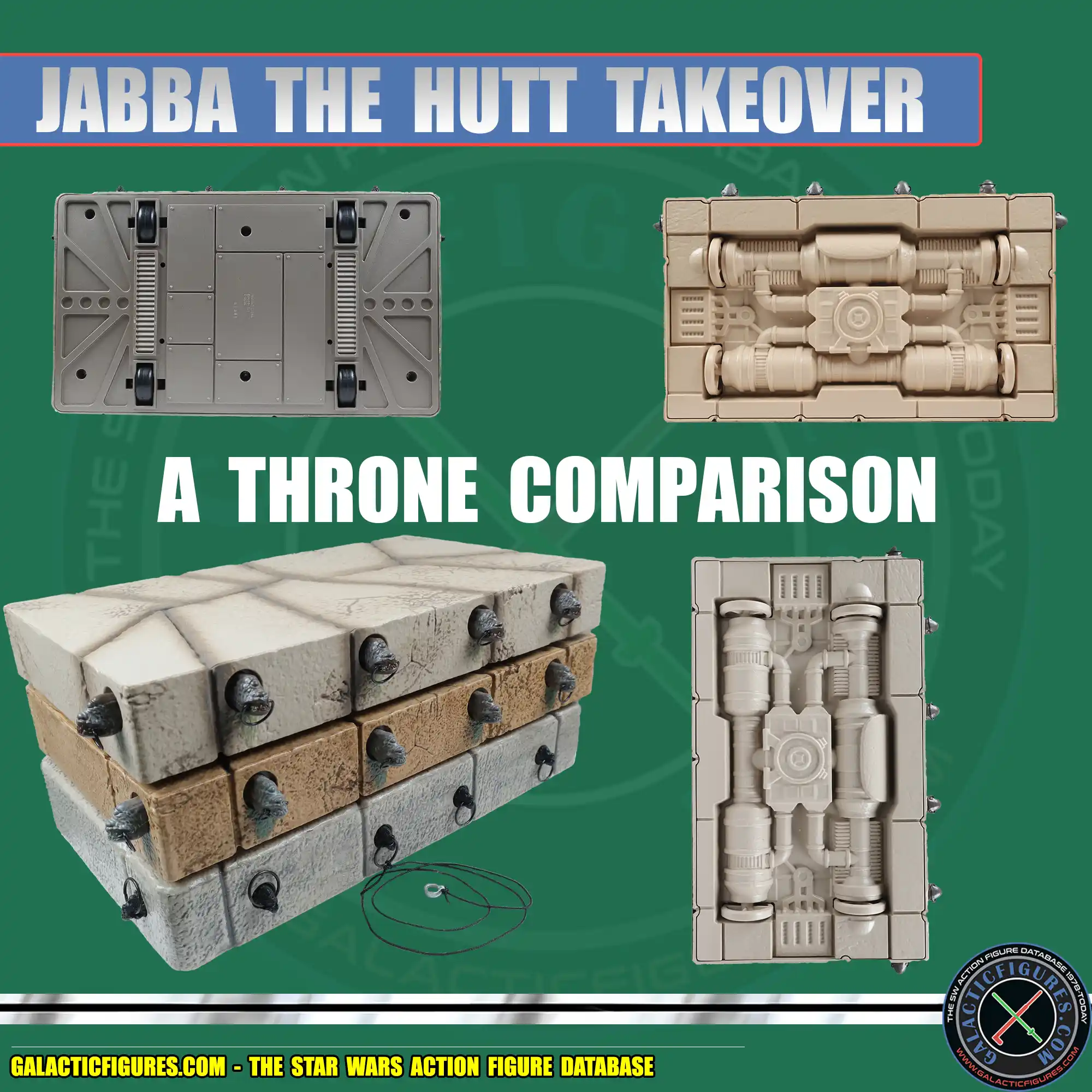 Jabba The Hutt Takeover! A Throne Comparison!