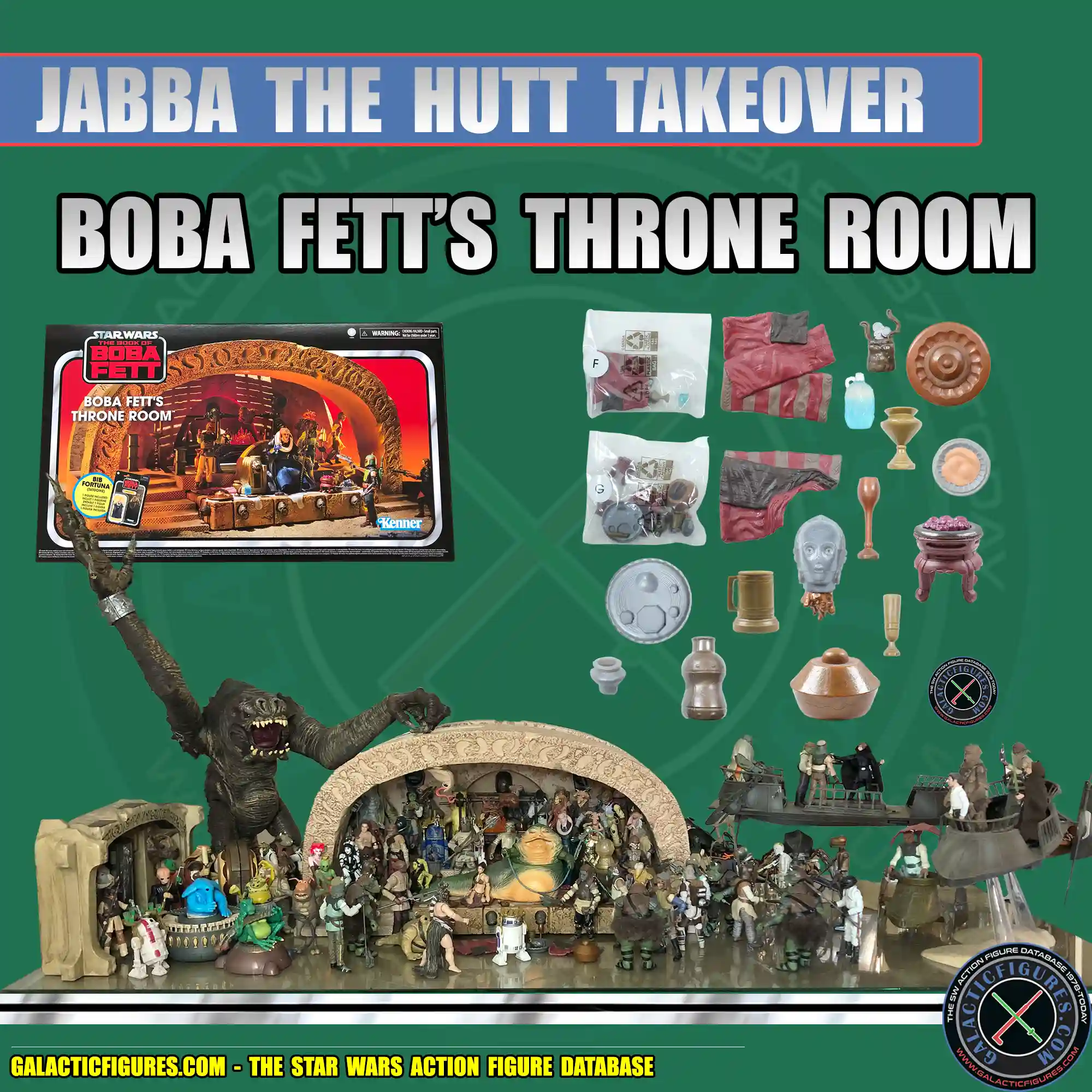 Jabba The Hutt Takeover! Boba Fett's Throne Room