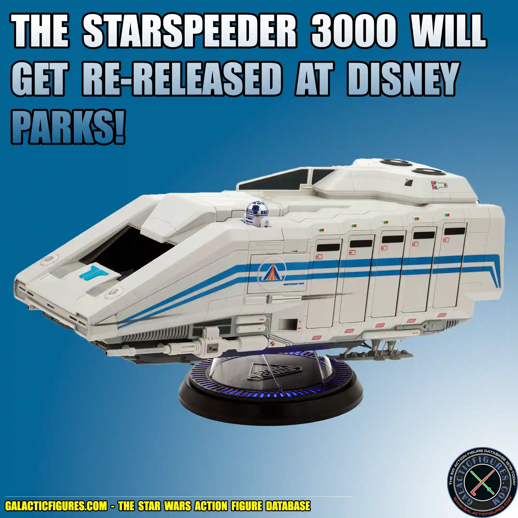 THE STARSPEEDER  3000  WILL GET RE-RELEASED AT DISNEY PARKS!