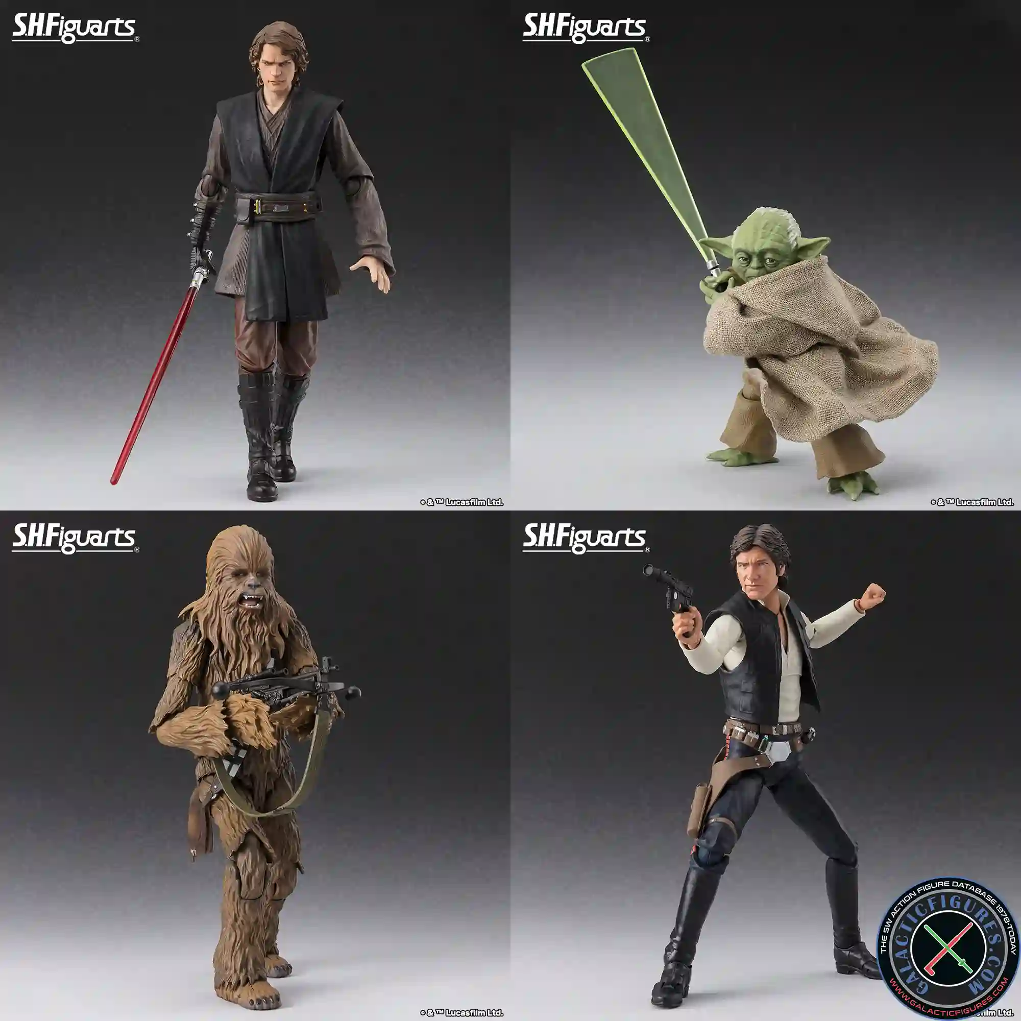 Bandai Announces 4 New SH Figuarts Star Wars Figures!