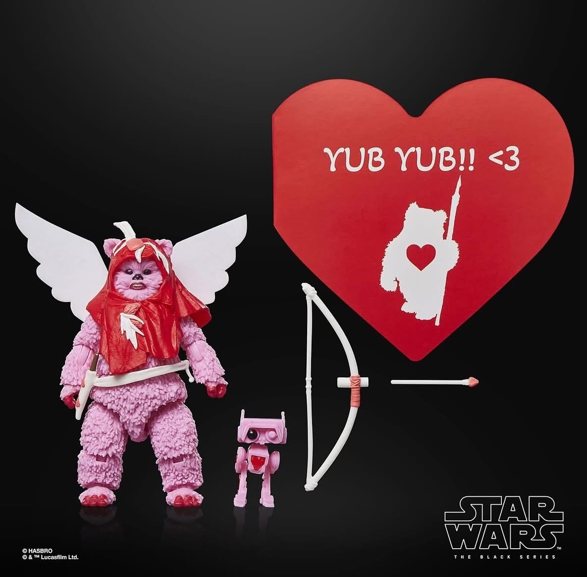 Black Series Ewok (Valentine's Edition)