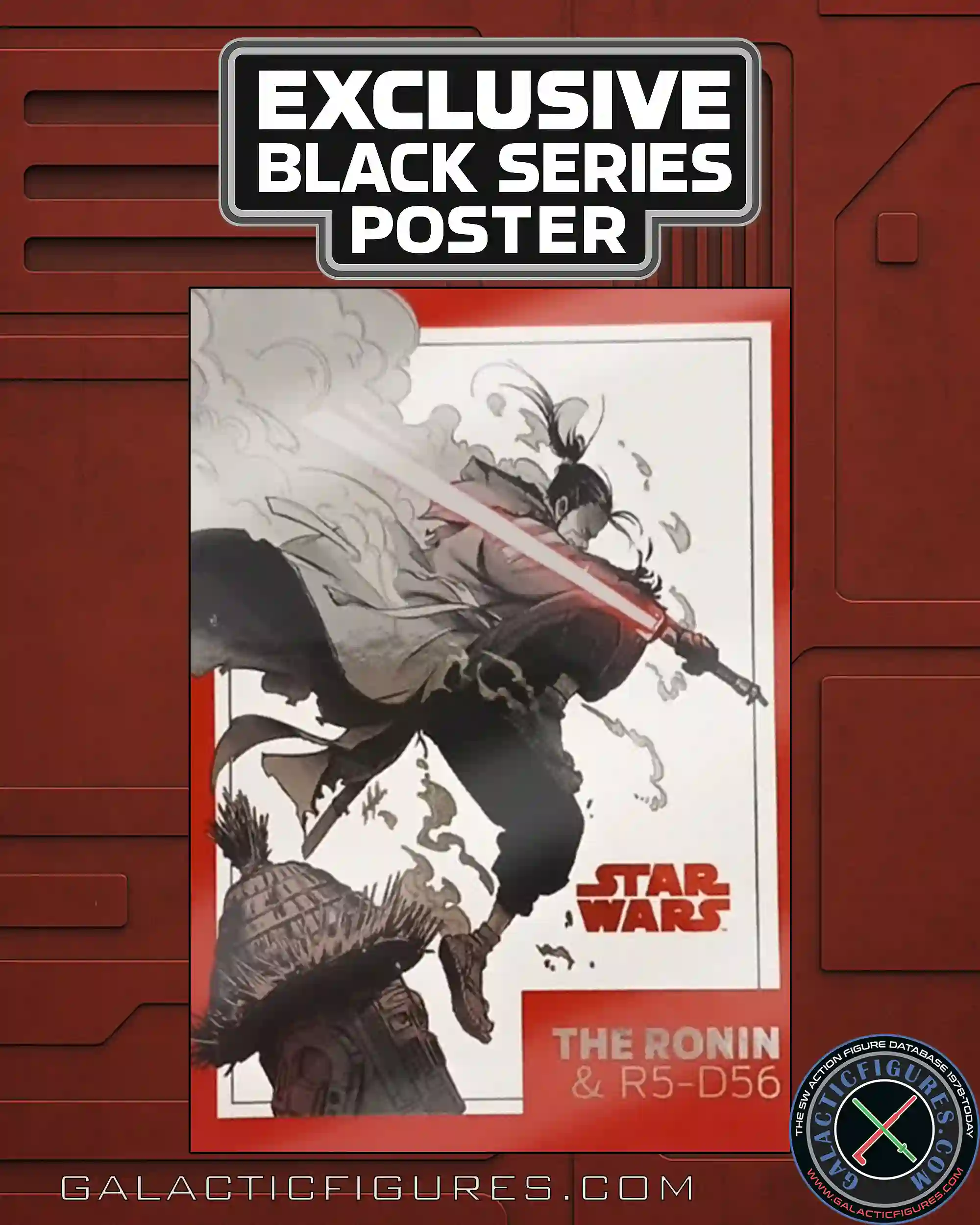 Exclusive Black Series Poster At CCPX25 In Brasil!