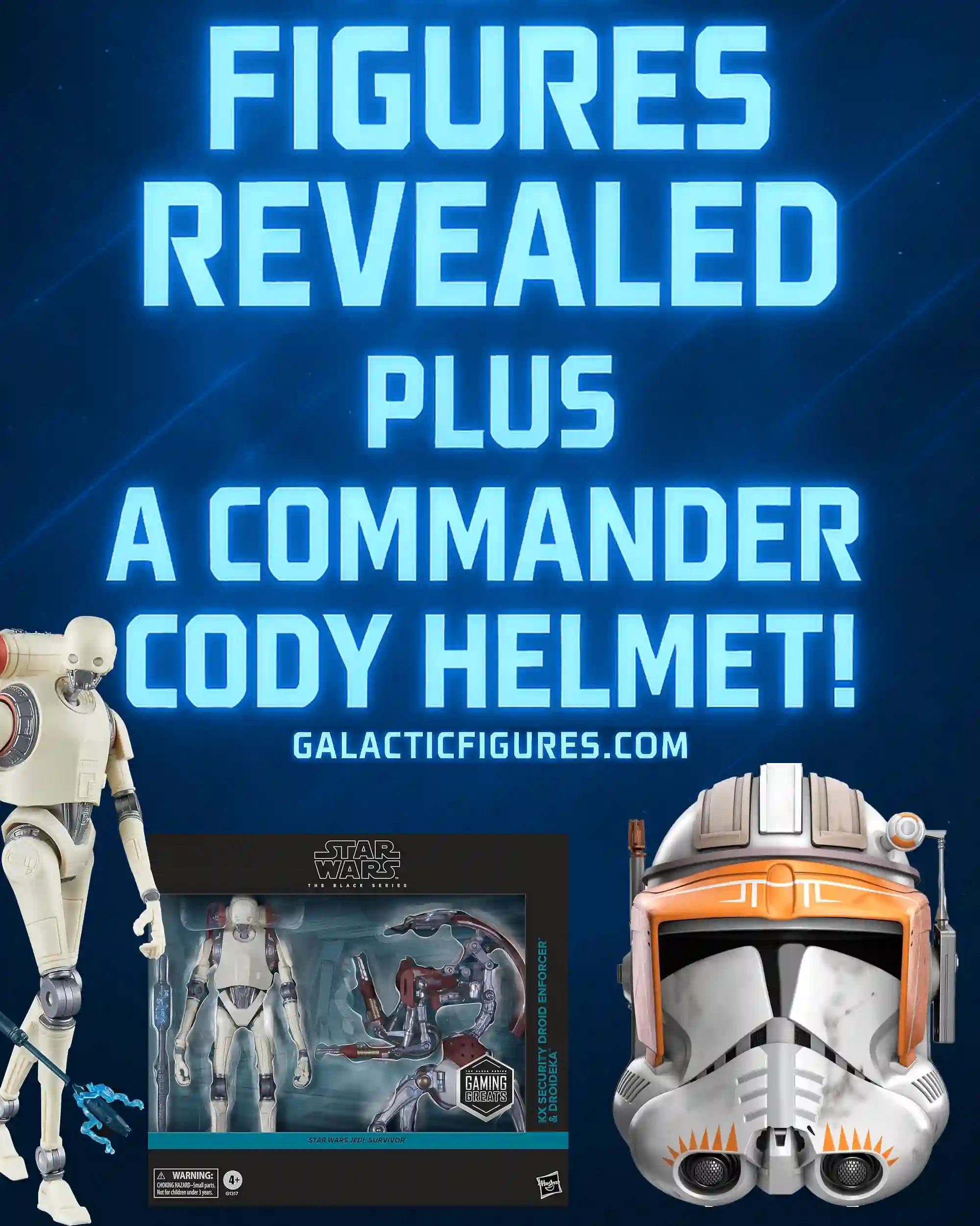 New Black Series Jedi: Survivor 2-pack And Commander Cody Helmet Revealed!