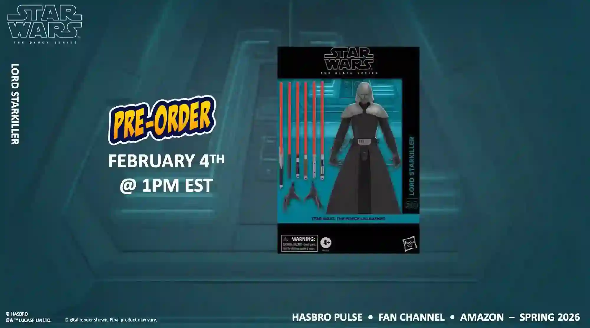 Black Series Lord Starkiller