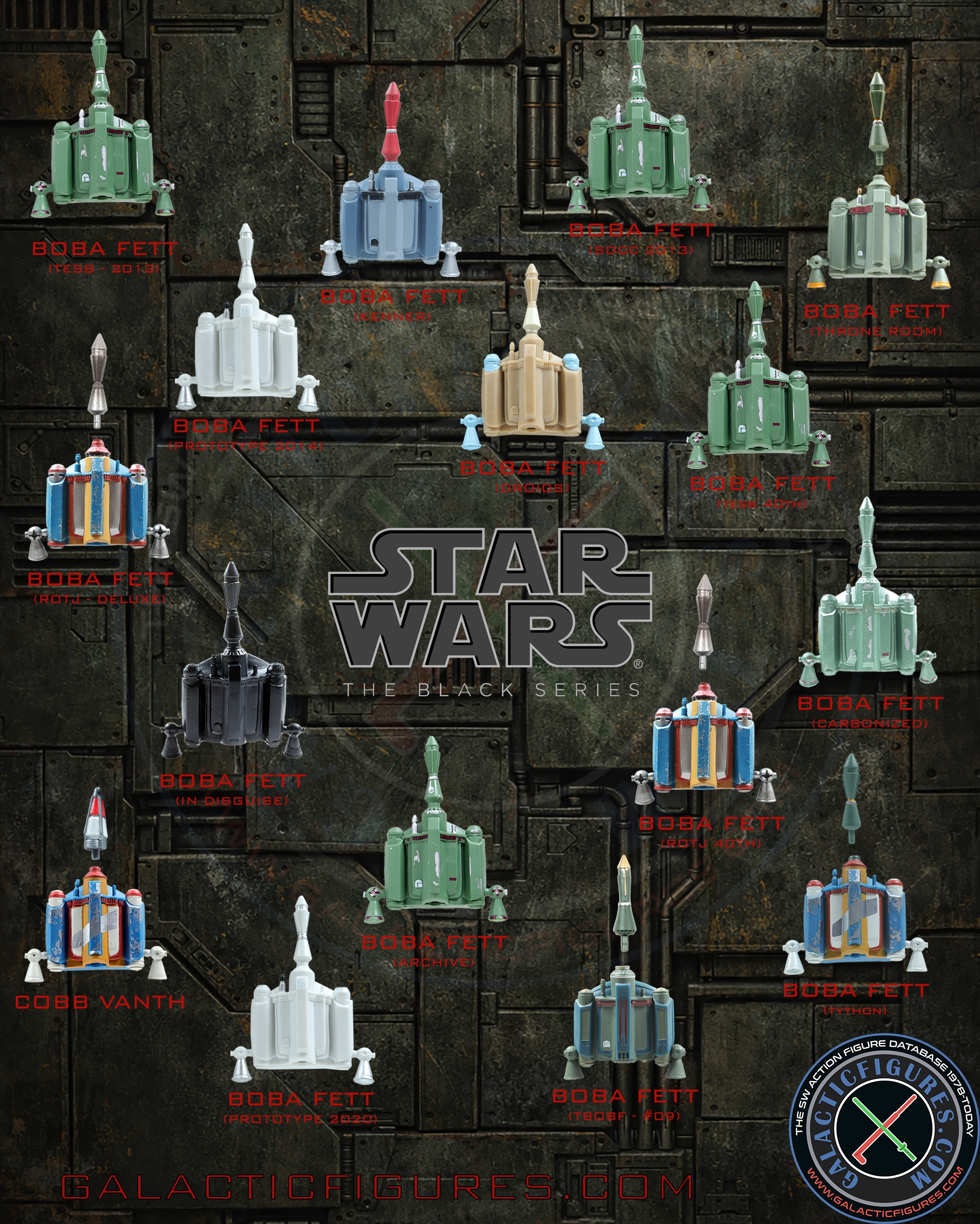 One Bounty Hunter, Many Jetpacks!