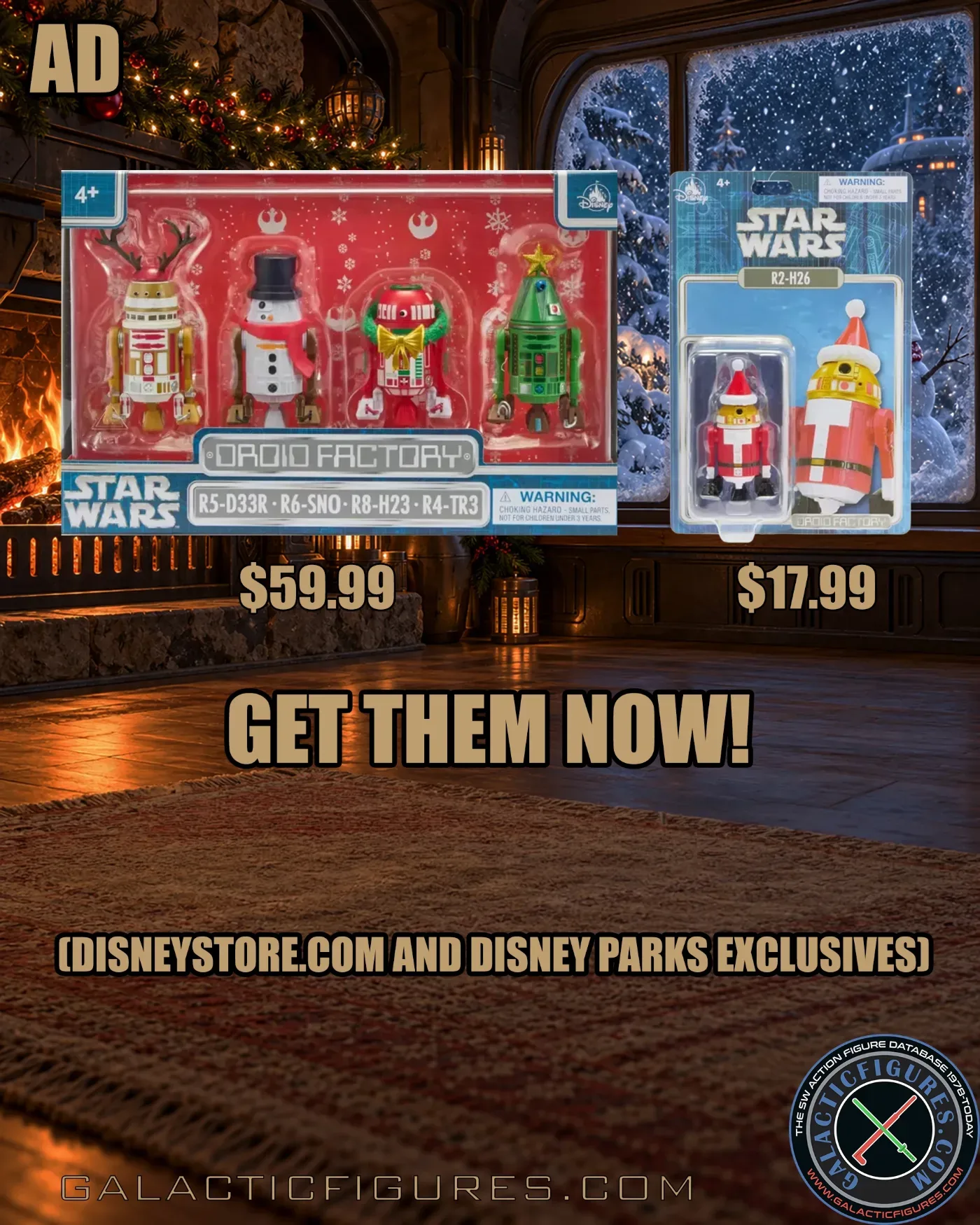 AD: Get The 2026 Holiday Droids At DisneyStore.com!