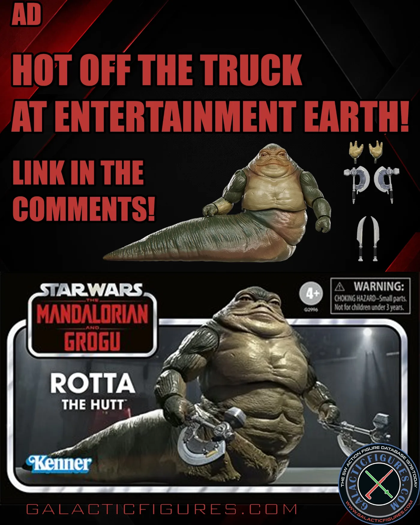 AD: TVC Rotta The Hutt! Hot Off The Truck At Entertainment Earth! 