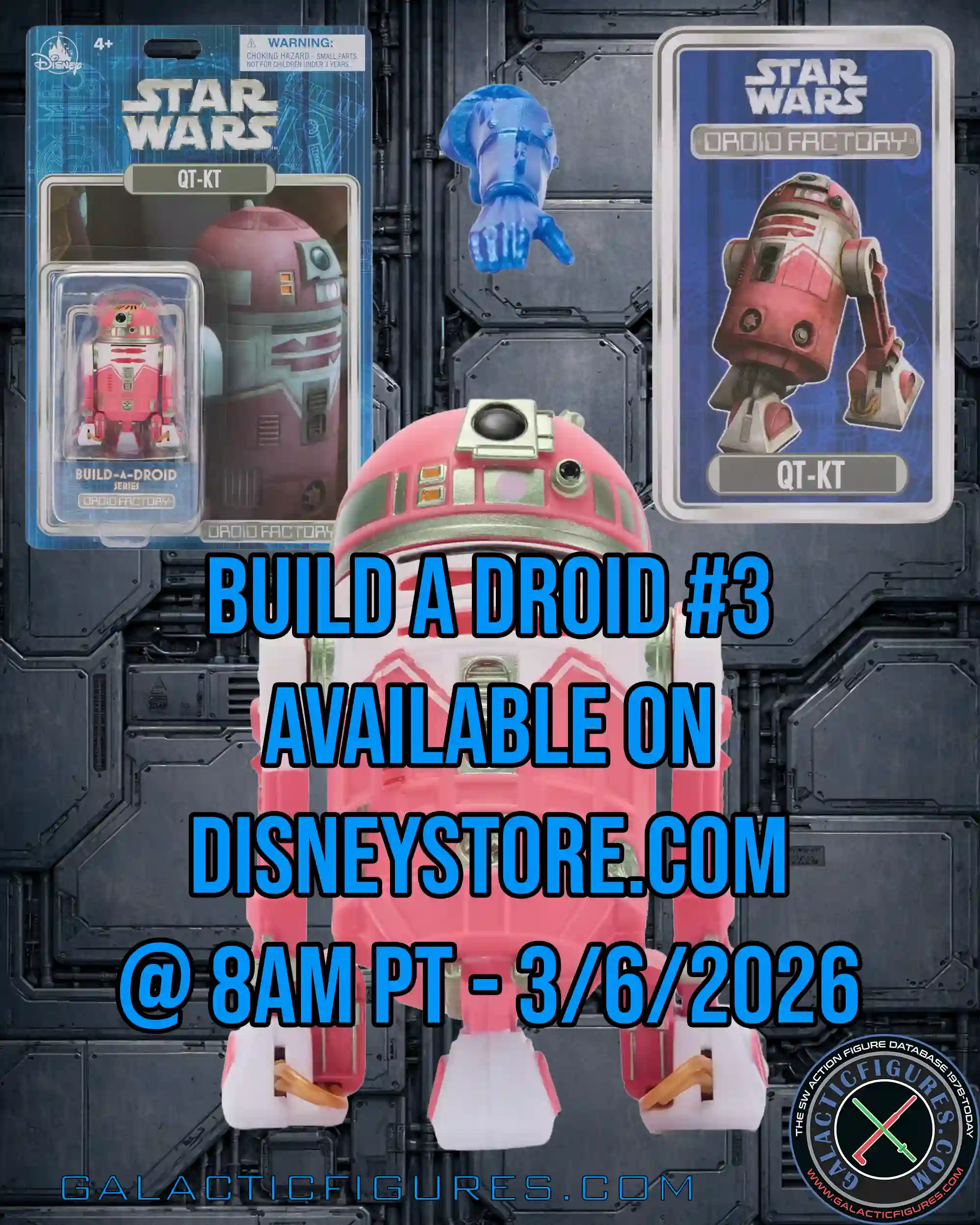 QT-KT Droid Factory Build A Droid #3