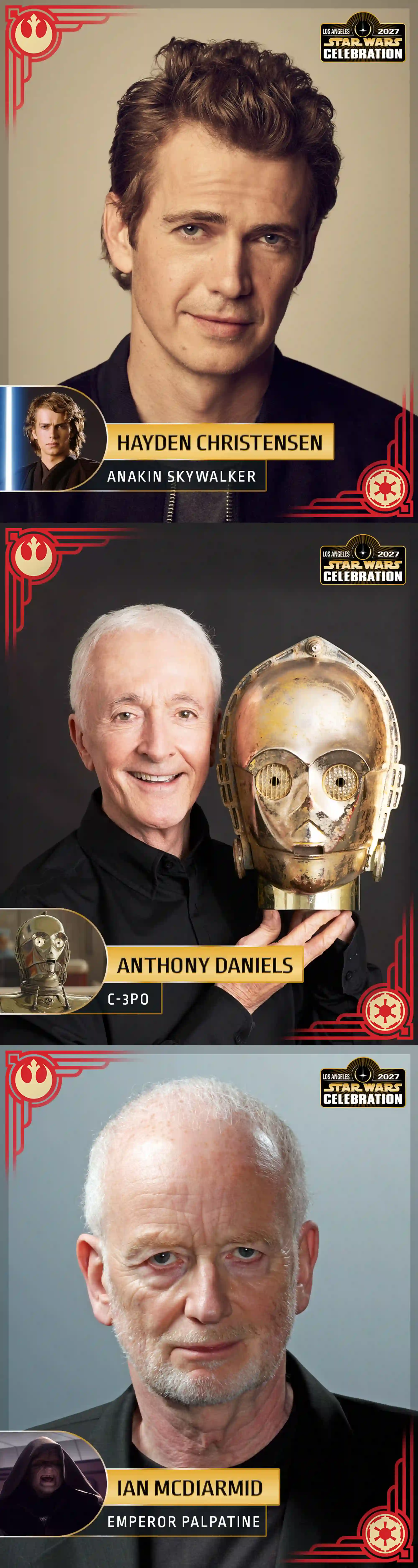 Star Wars Celebration Los Angeles Celebrity Announcement