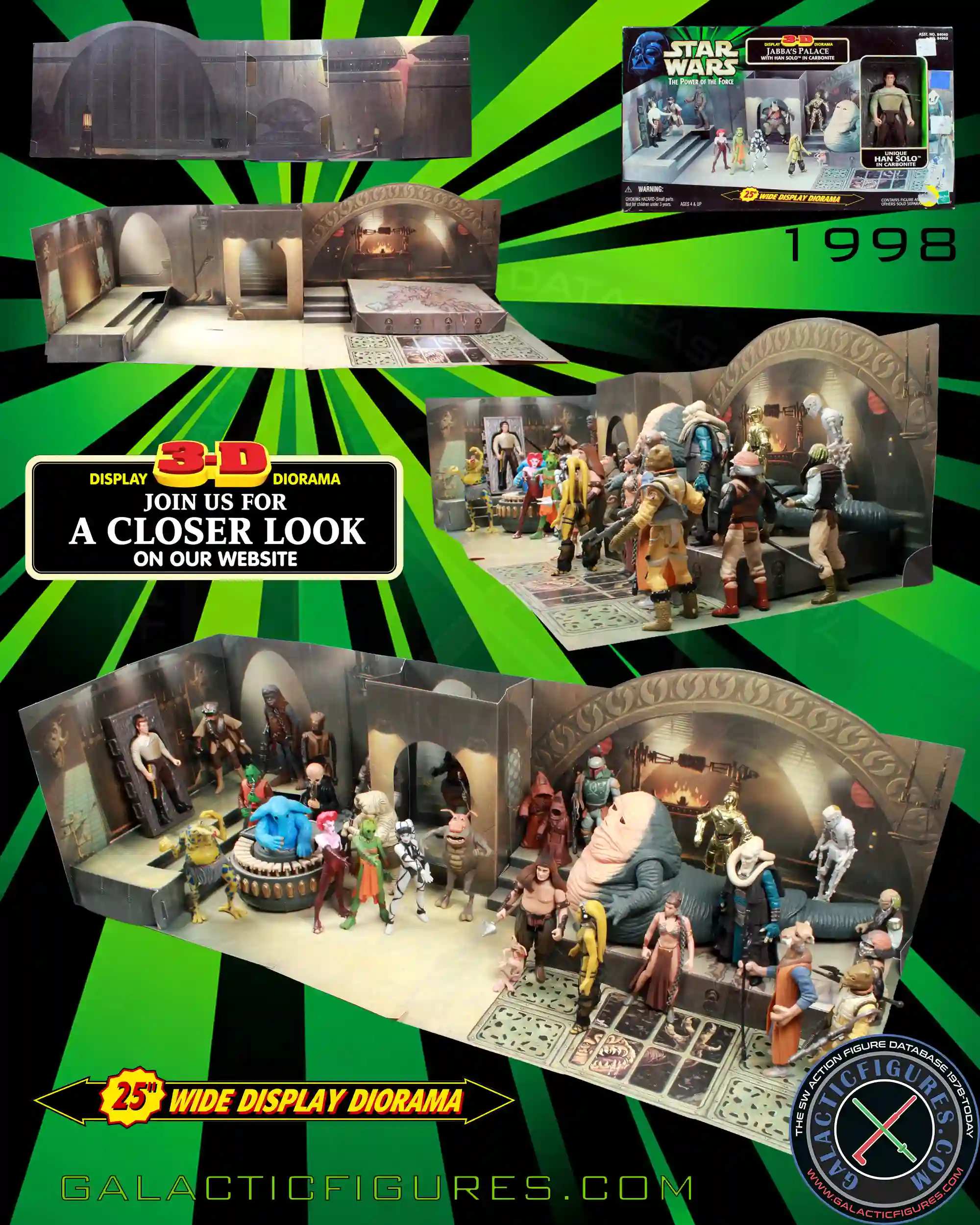 The Power Of The Force Jabba The Hutt 3D Display Diorama Review