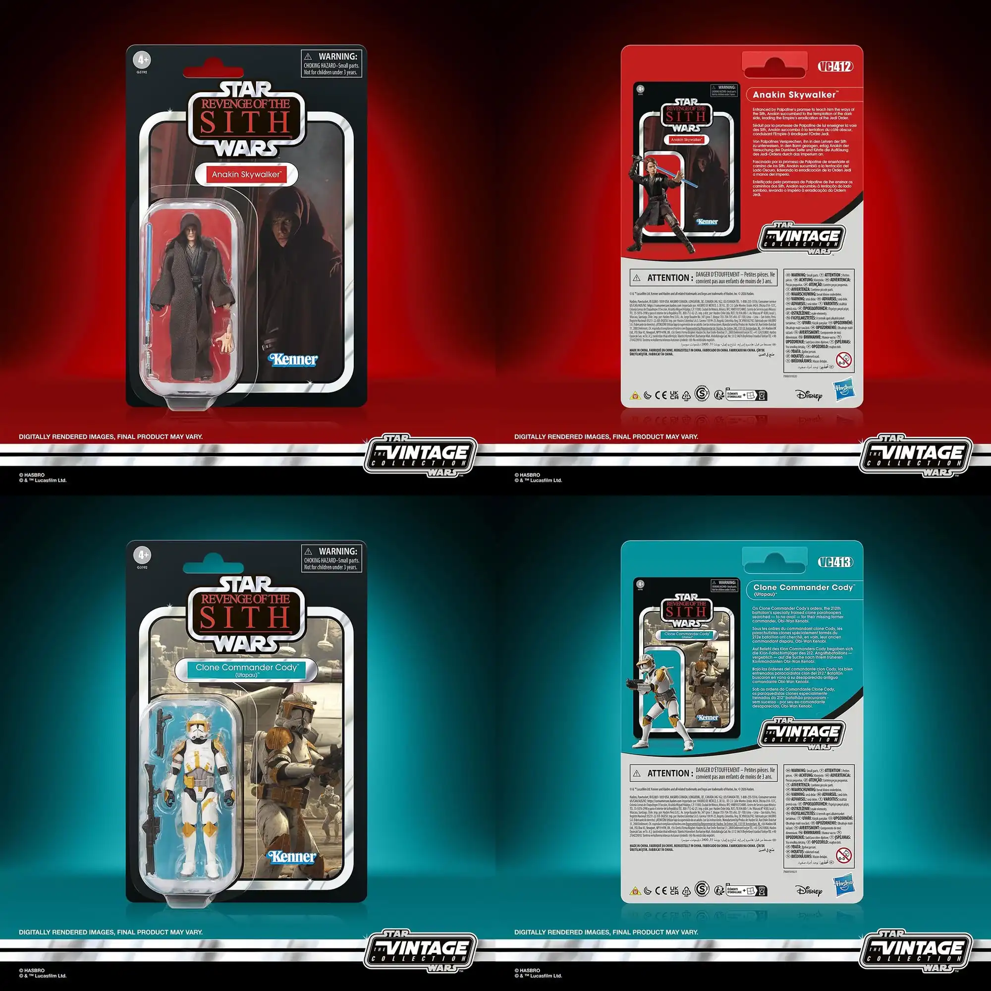 TVC Anakin Skywalker And Clone Commander Cody