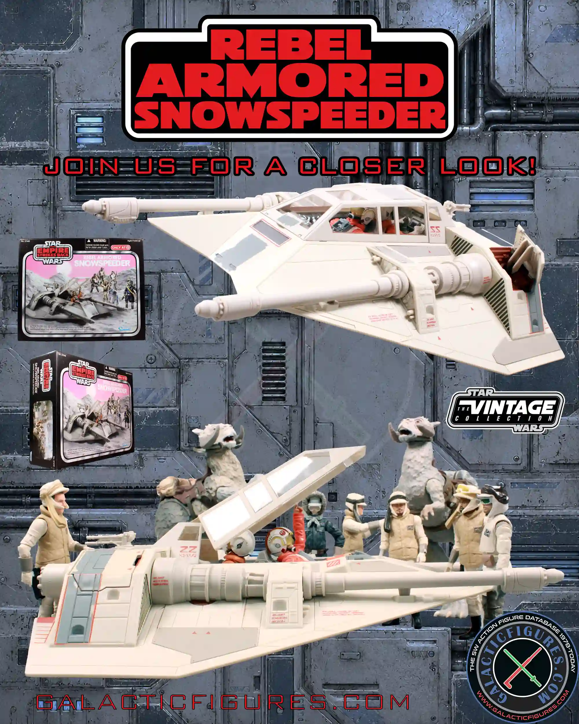 The Vintage Collection Rebel Armored Snowspeeder Review