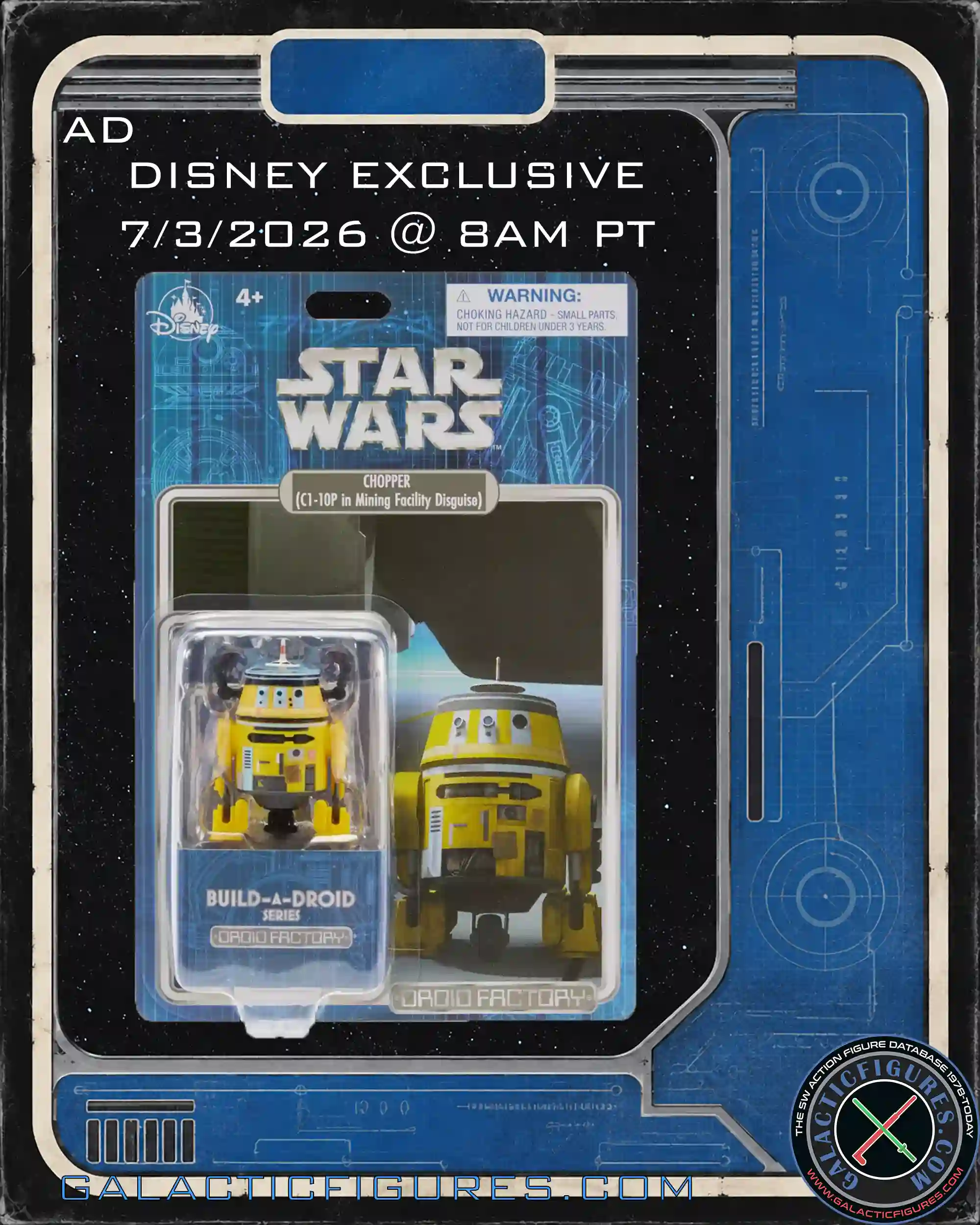AD: Droid Factory Chopper (Mining Facility Disguise) Available On 7/3/2026 at 8am PT
