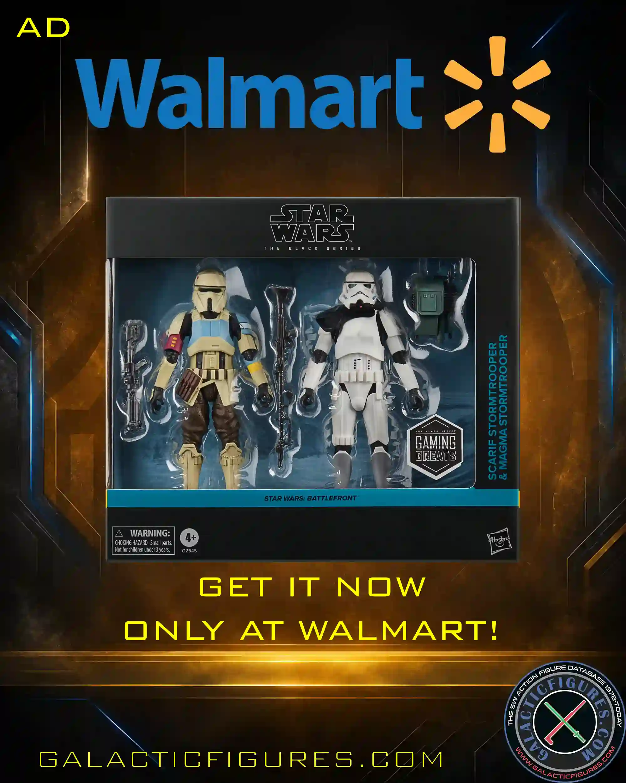 Walmart Exclusive Black Series Scarif Stormtrooper & Magma Stormtrooper
