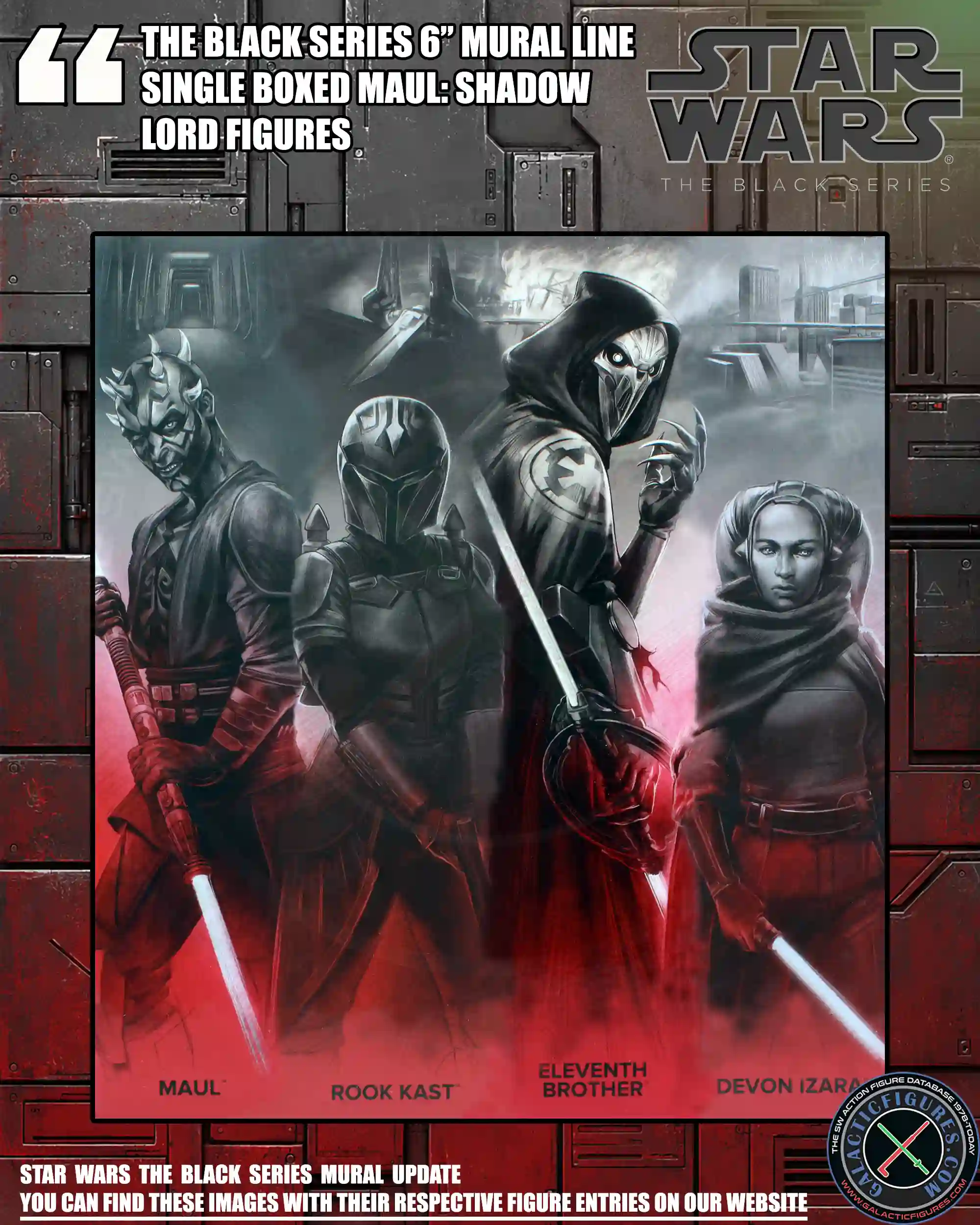Black Series Maul: Shadow Lord Mural