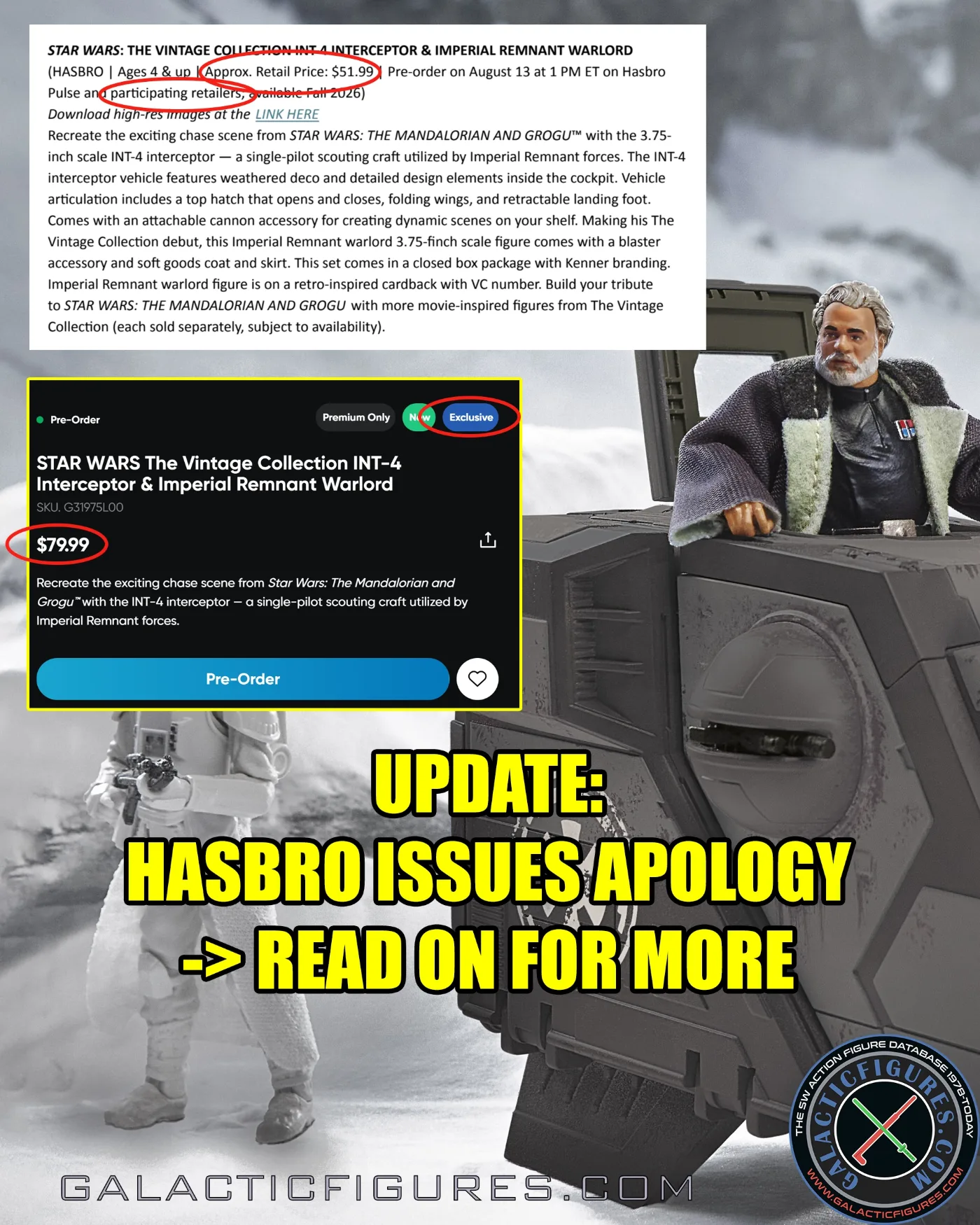 Hasbro Gets It Wrong Again: INT-4 Interceptor Launch Contradicts Its Own Press Release