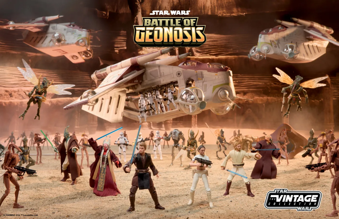 Star Wars Action Figure Poster