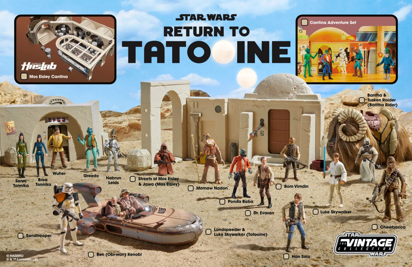 Star Wars Action Figure Poster