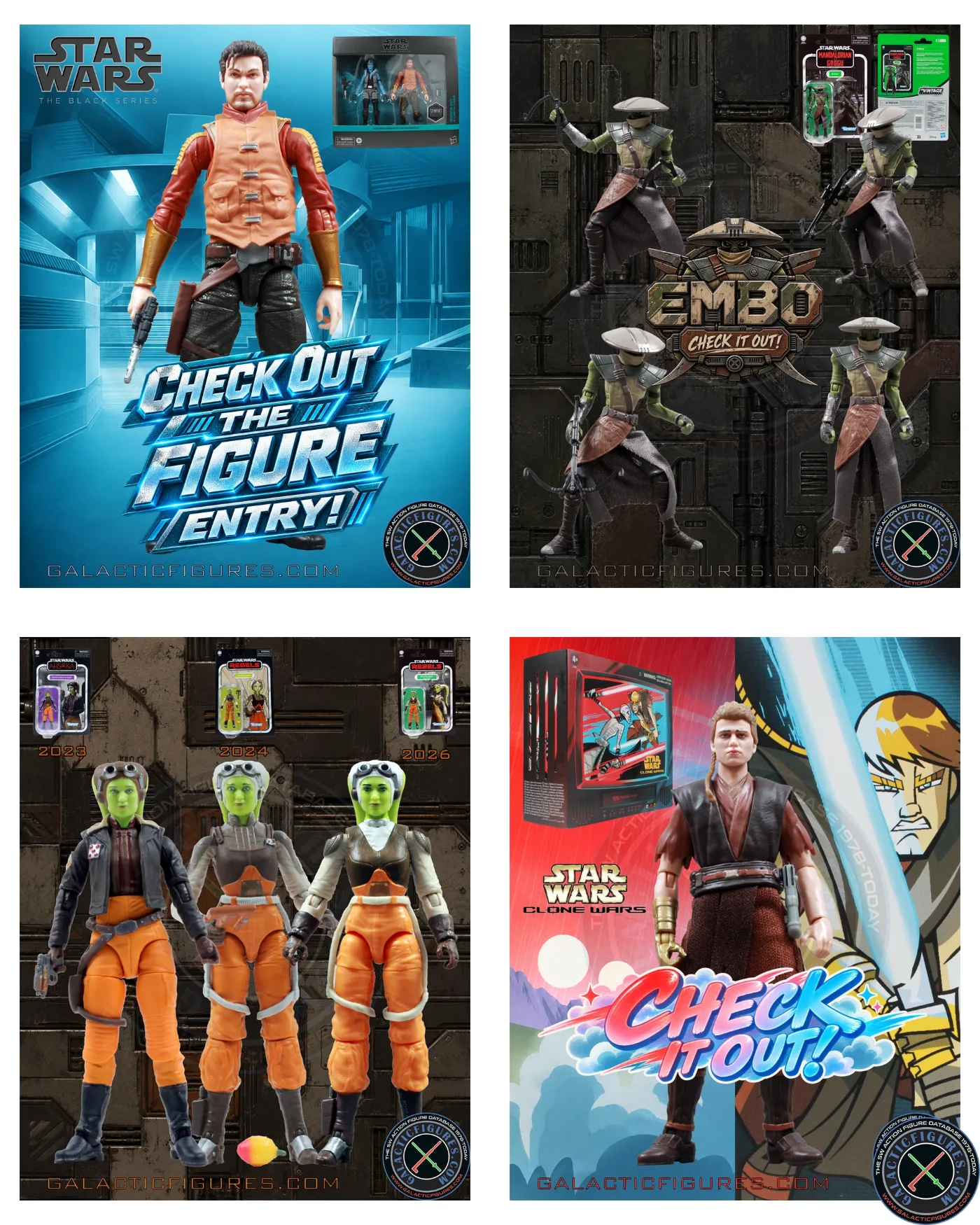 August 2026 Star Wars action figure recap featuring D23, the Vintage Collection INT-4 Interceptor and GalacticFigures Collector’s Corner