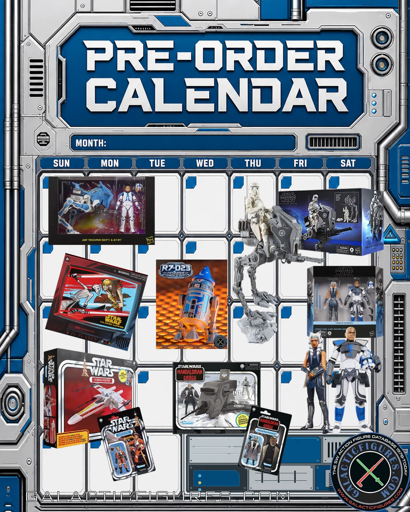 Pre-Order Schedule