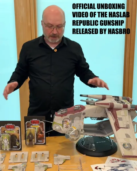 Official Unboxing Video Of The HasLab Republic Gunship Released By Hasbro