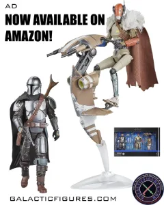 AD: Black Series Mandalorian With Mercenary Guard Droid And Stap Available Now