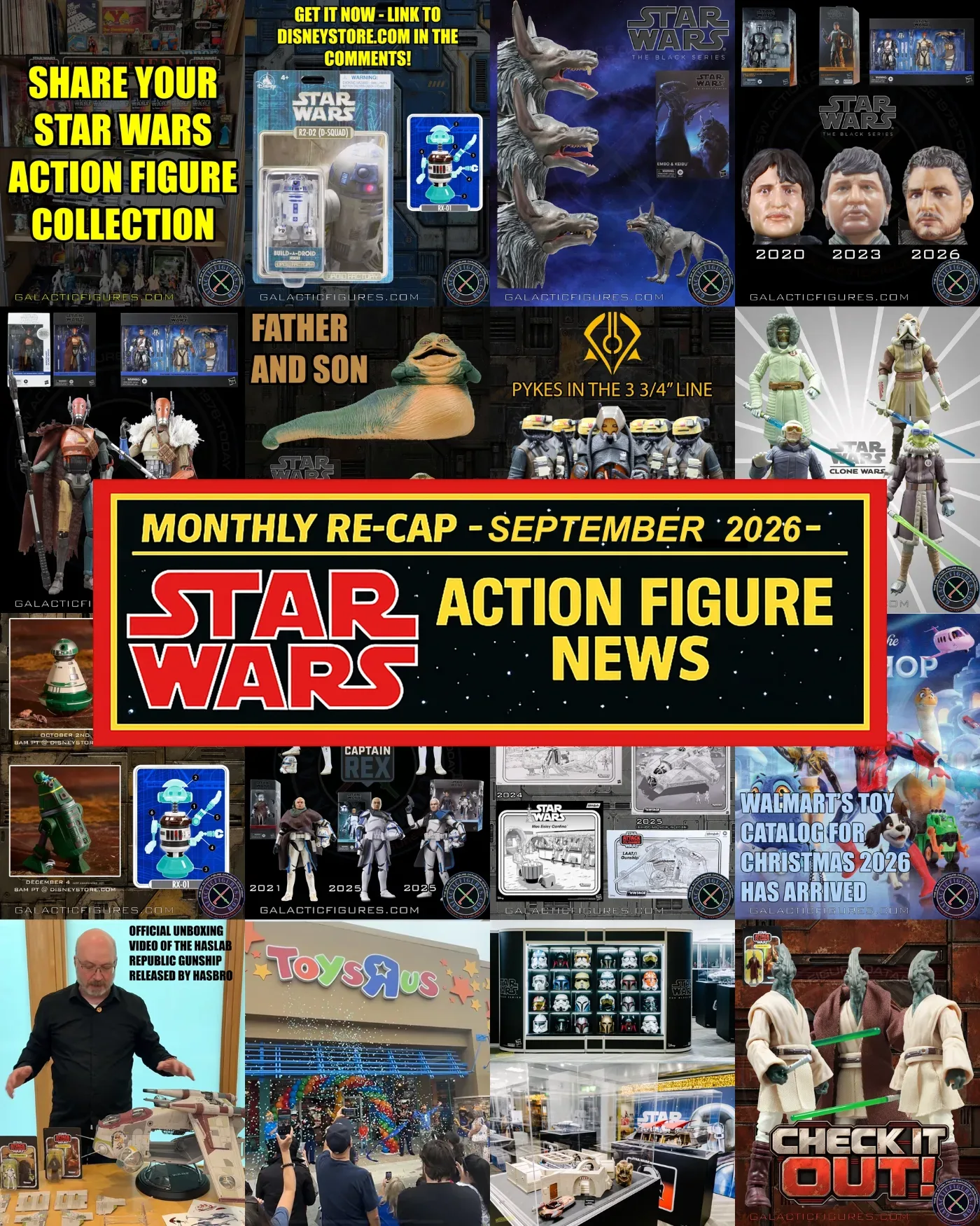 Monthly Star Wars Action Figure Re-Cap - September 2026