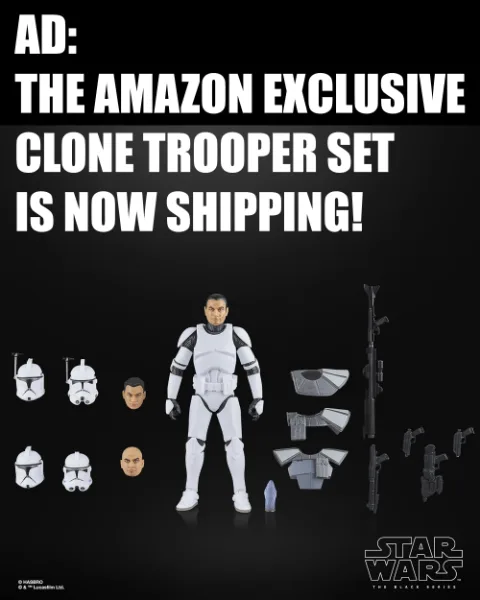 AD: The Amazon Exclusive Black Series Clone Trooper Set Is Shipping