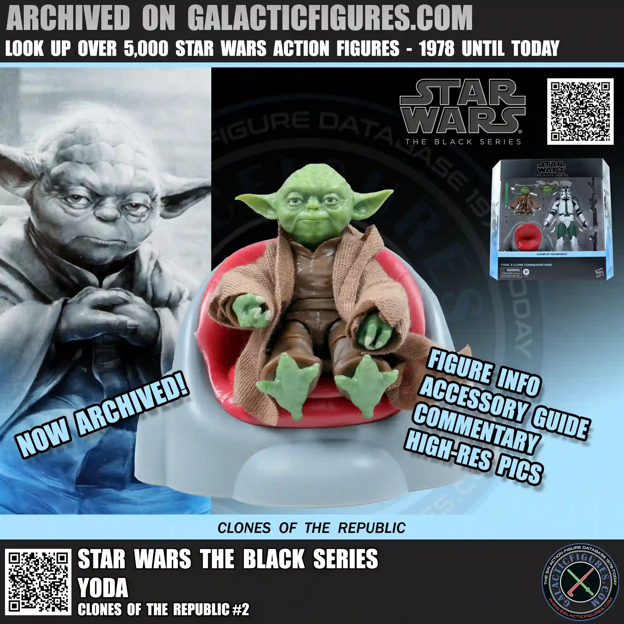 Black Series Yoda, Army Of The Republic Added