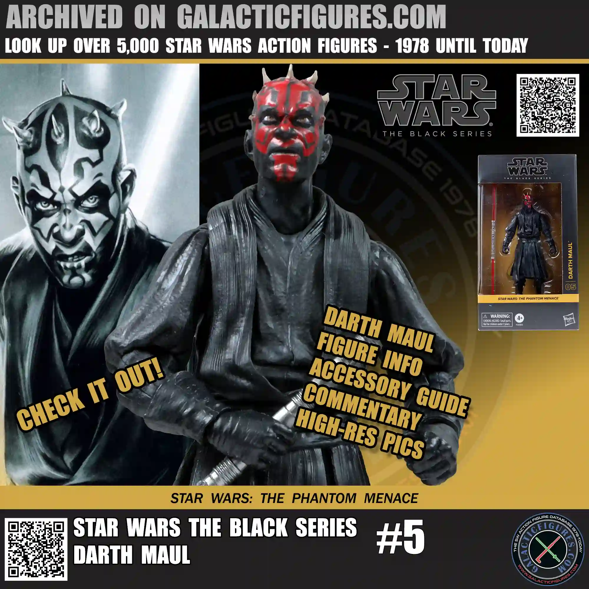 Black Series Darth Maul (single boxed)