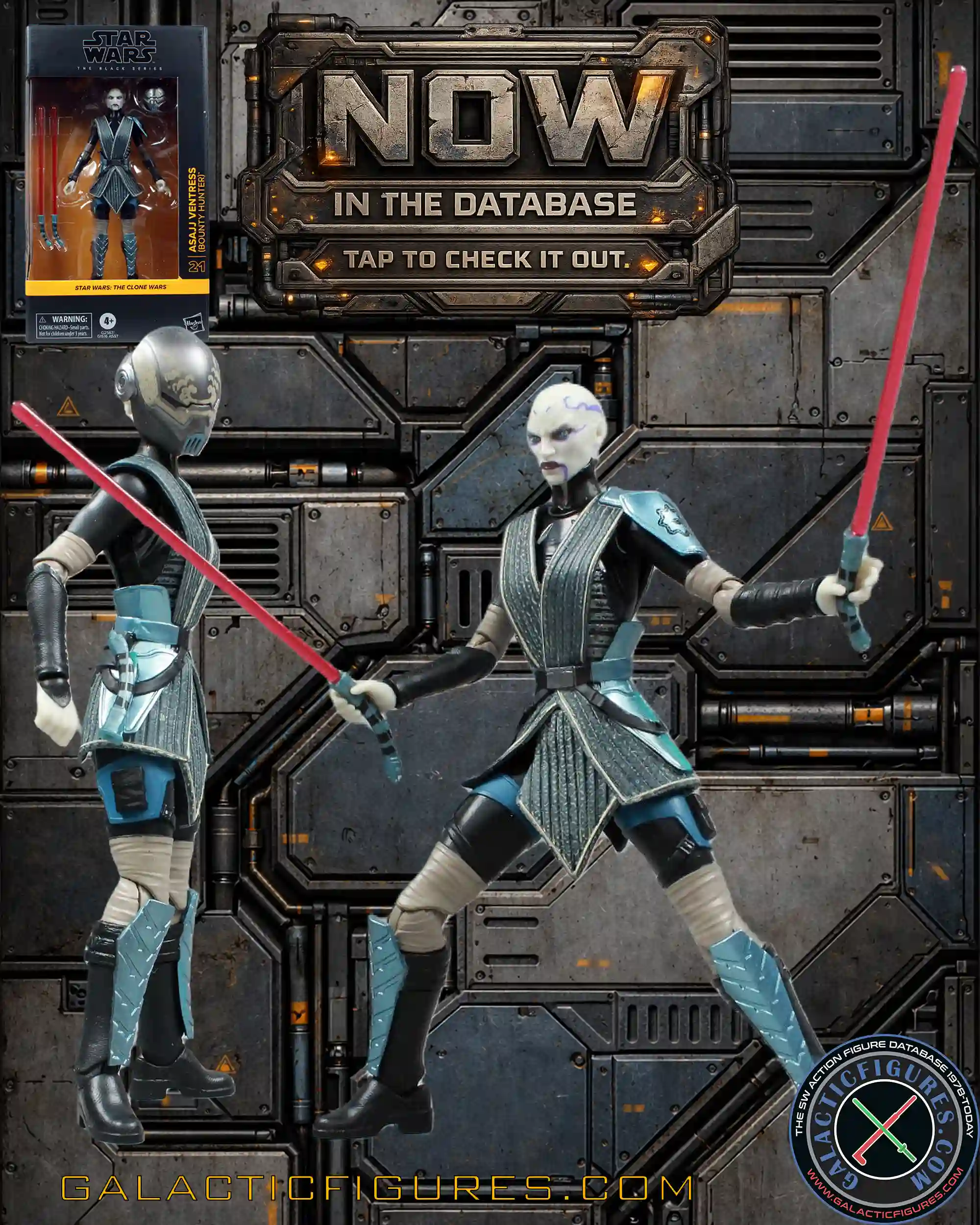 Black Series Asajj Ventress (Bounty Hunter) Archived