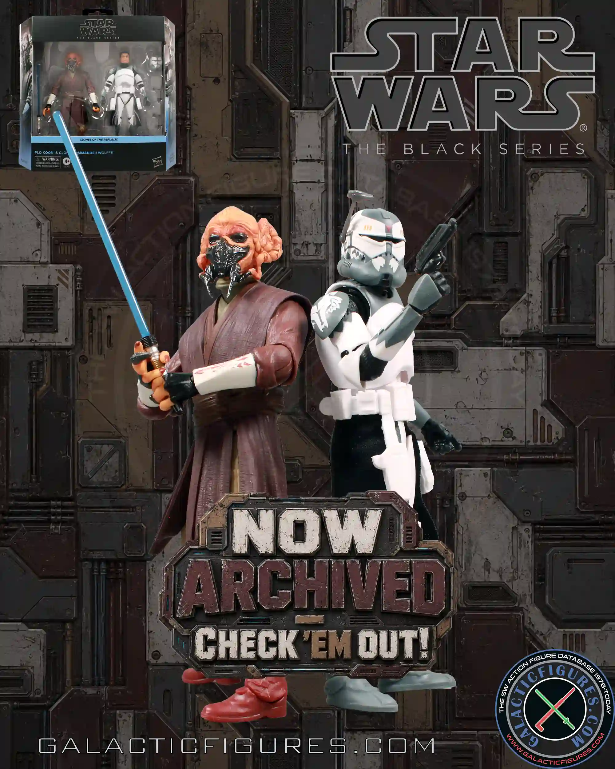Black Series Plo Koon And Clone Commander Wolffe Archived