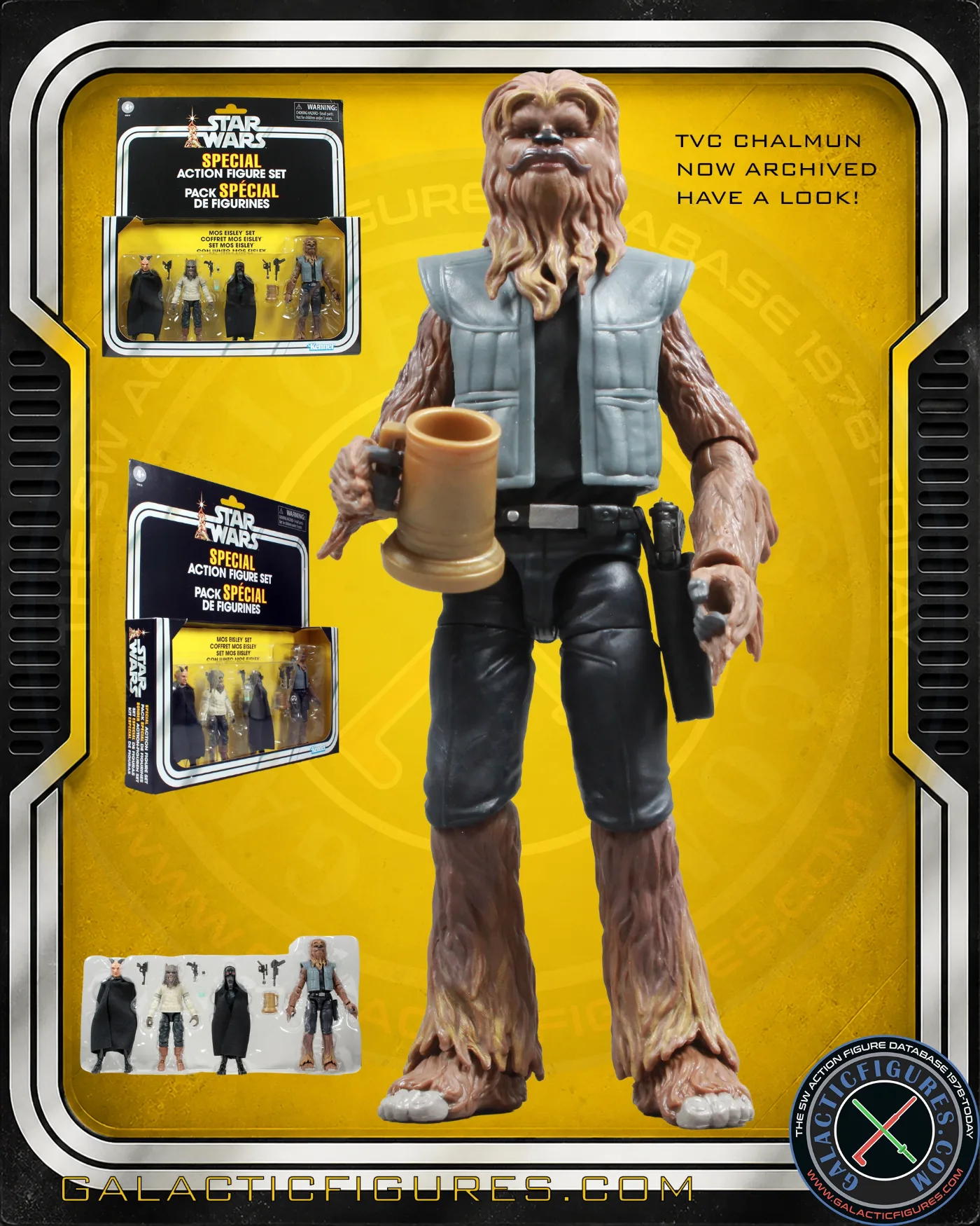 Here He Is! The STAR Of The Cantina Alien 4-Pack: CHALMUN!!!