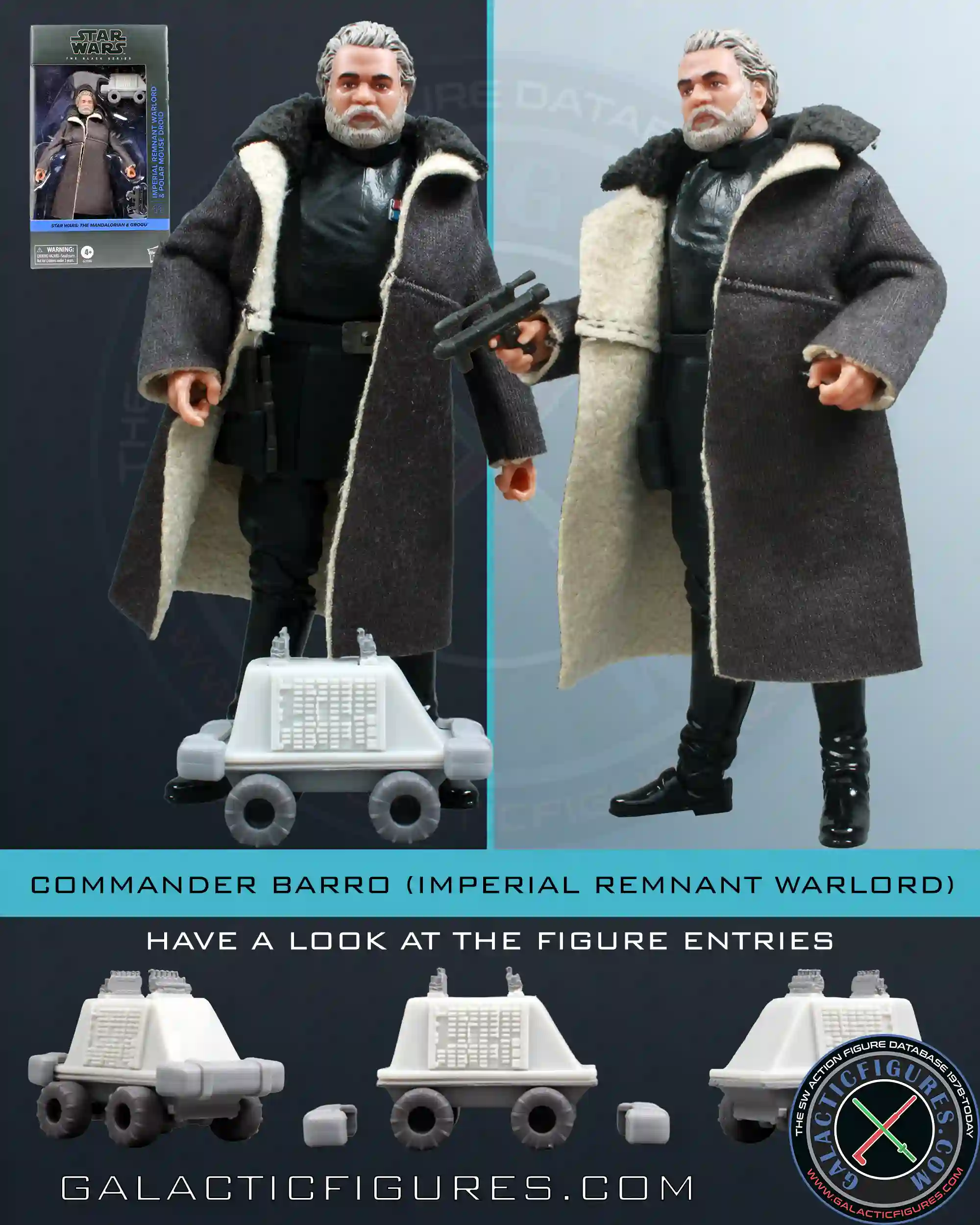 Black Series Imperial Remnant Warlord And MSE Polar Droid Added