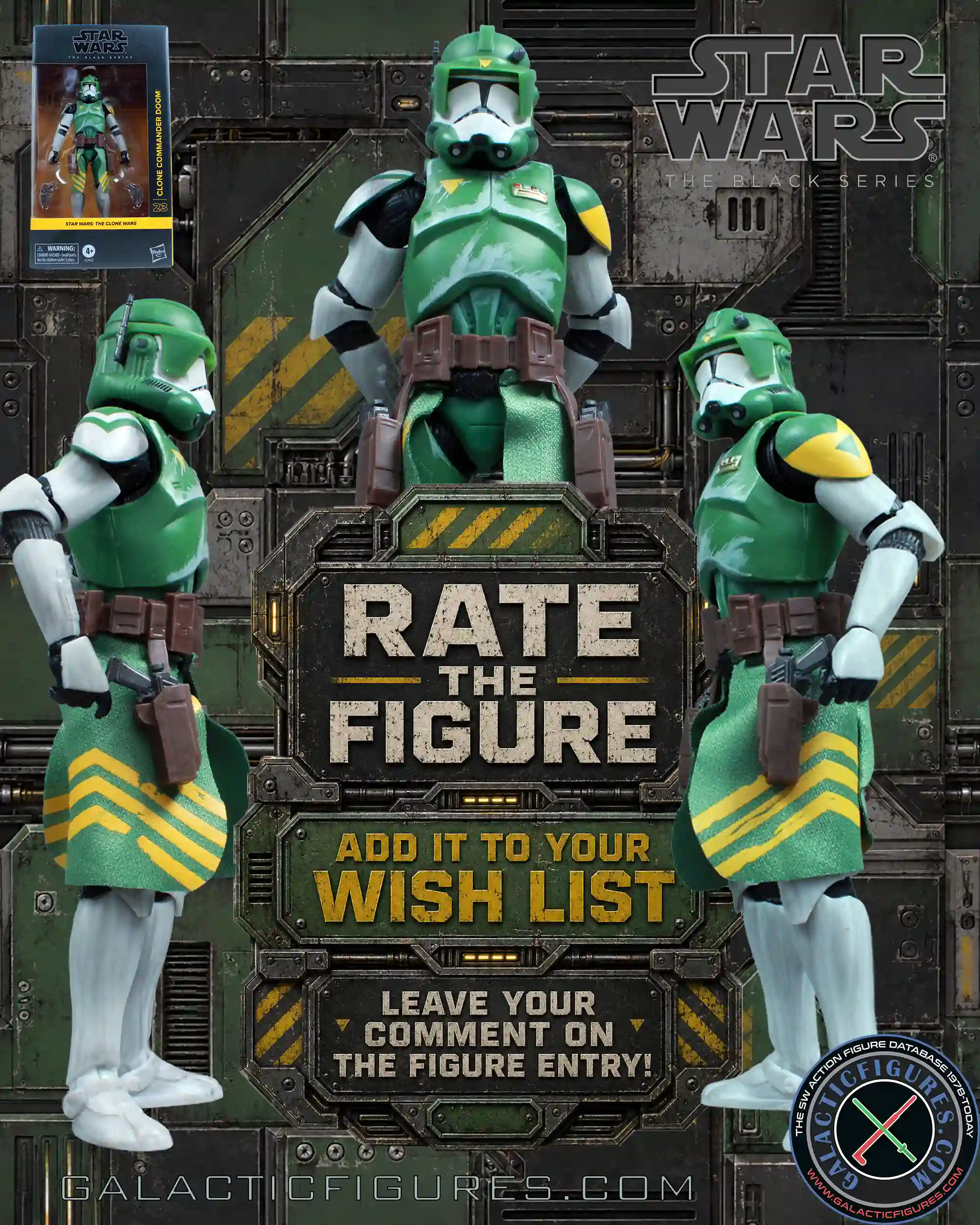 Black Series Commander Doom Figure Entry
