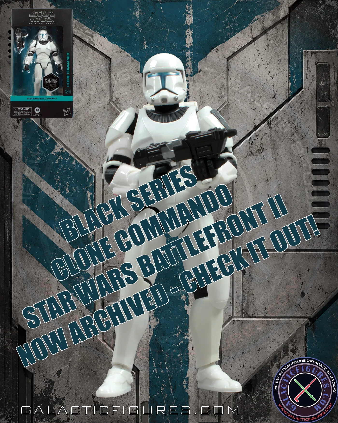 The Wait Is Over! Star Wars The Black Series #31 Clone Commando (Star Wars: Battlefront II) Is Here!