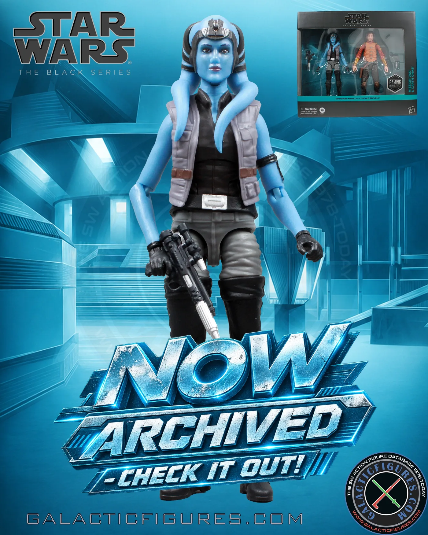 Star Wars The Black Series Mission Vao (2-Pack With Mission Vao / Carth Onasi) Just Hit the Archive!