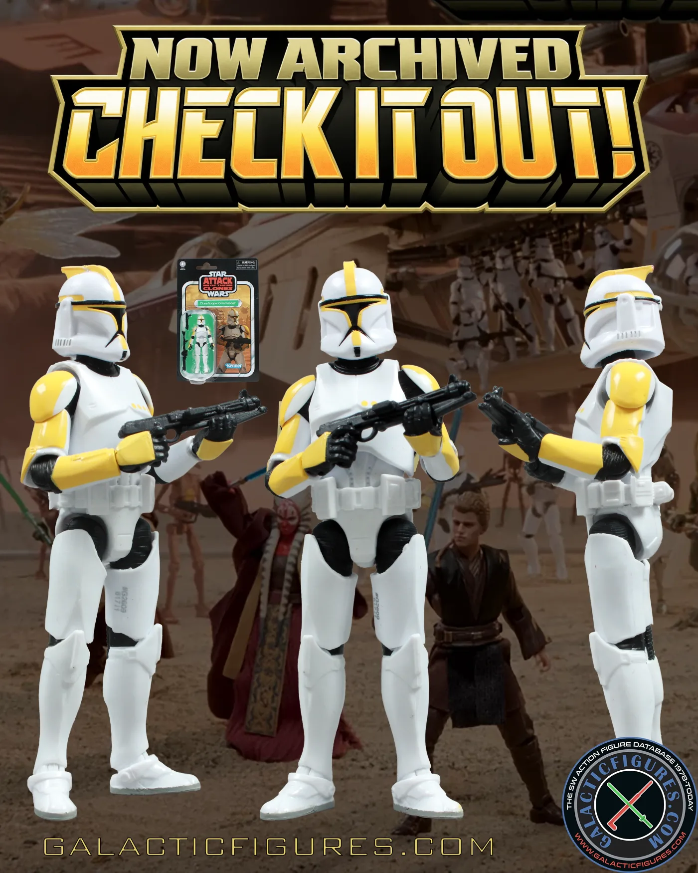 VC404 Clone Trooper Commander Figure Entry!