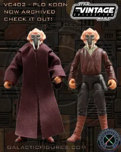 Star Wars The Vintage Collection VC402 Plo Koon Figure Entry