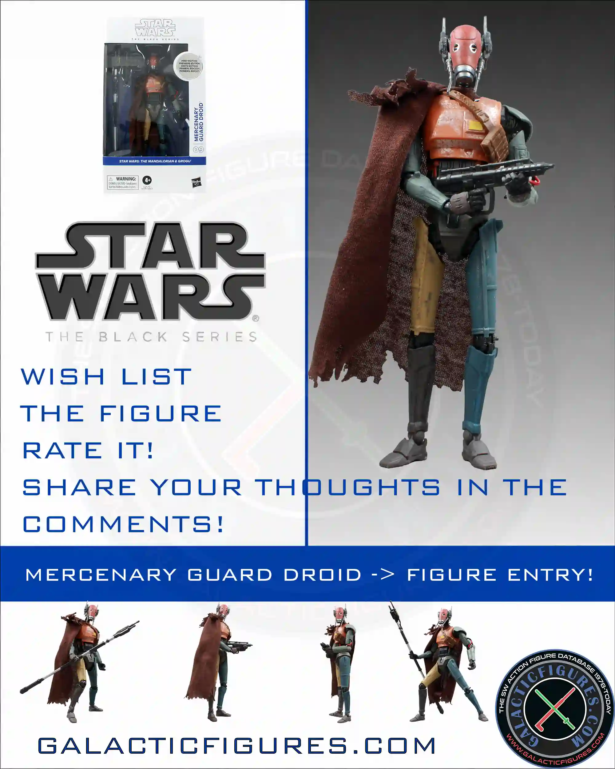 Black Series Mercenary Guard Droid Archived
