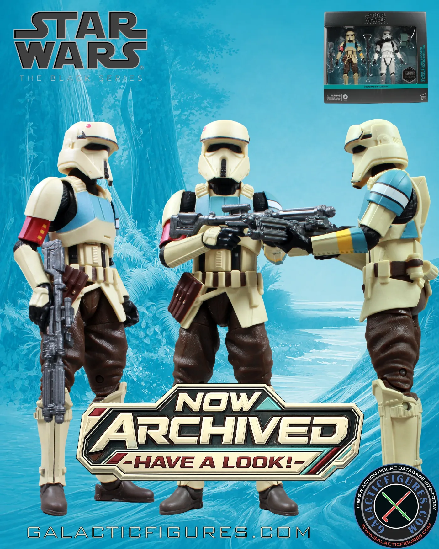 A Closer Look at Star Wars The Black Series Shoretrooper (Scarif Stormtrooper & Magma Stormtrooper 2-Pack)!