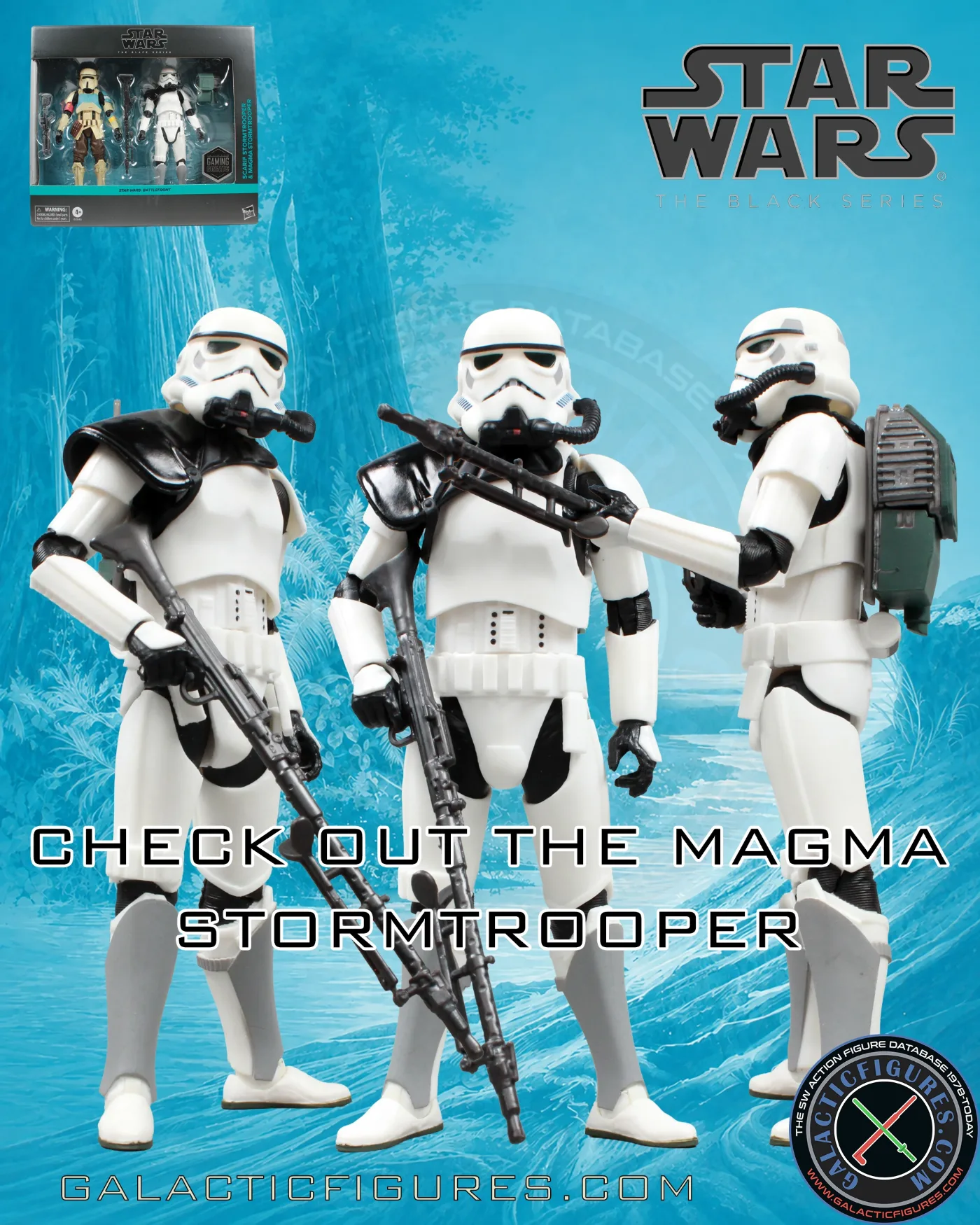 You Need to See Star Wars The Black Series Magma Stormtrooper!