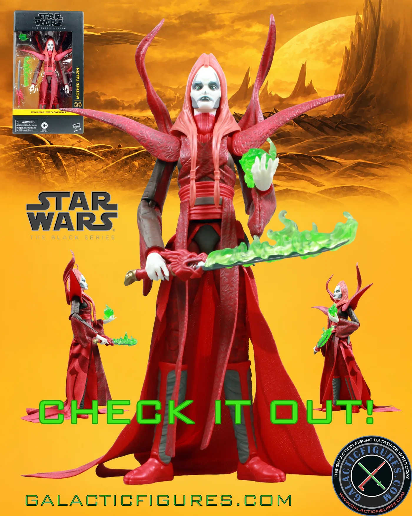 Take Your Best Look Yet at Star Wars The Black Series #26 Mother Talzin!